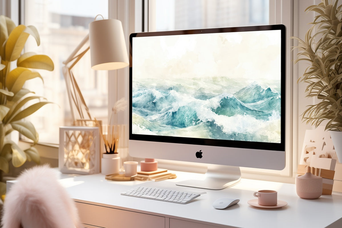 8 Summer Desktop Wallpapers for a Curated, Light-Filled Workspace