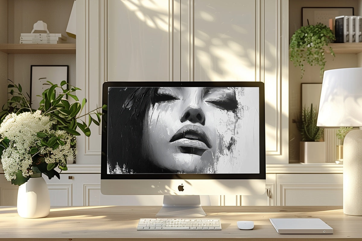 7 Black and White Desktop Wallpapers for a Curated, Gallery-Worthy Workspace