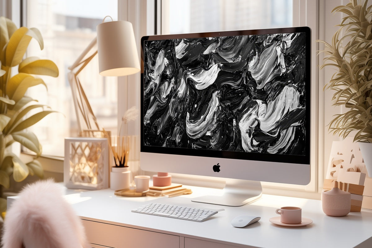 8 Black and White Desktop Wallpapers to Build a Cohesive Aesthetic