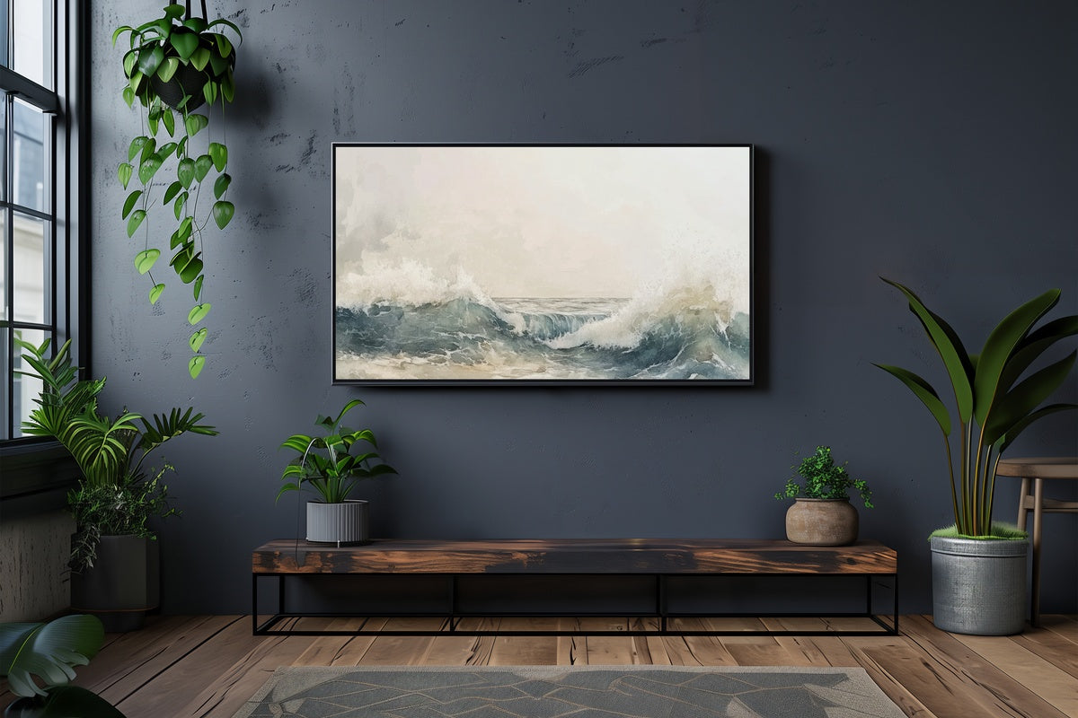 9 Summer Frame TV Art Picks to Refresh Your Living Room This Season