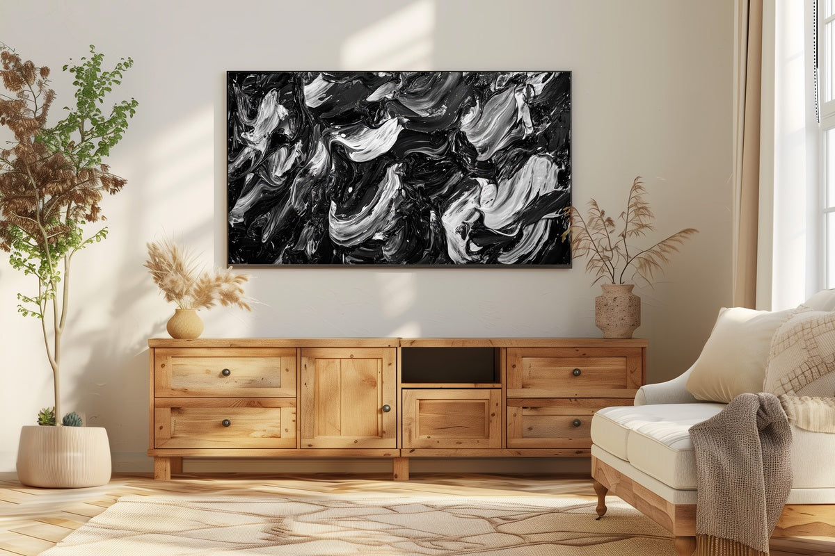 7 Black And White Frame TV Art Picks That Make a Samsung Screen Feel Like a Gallery Wall
