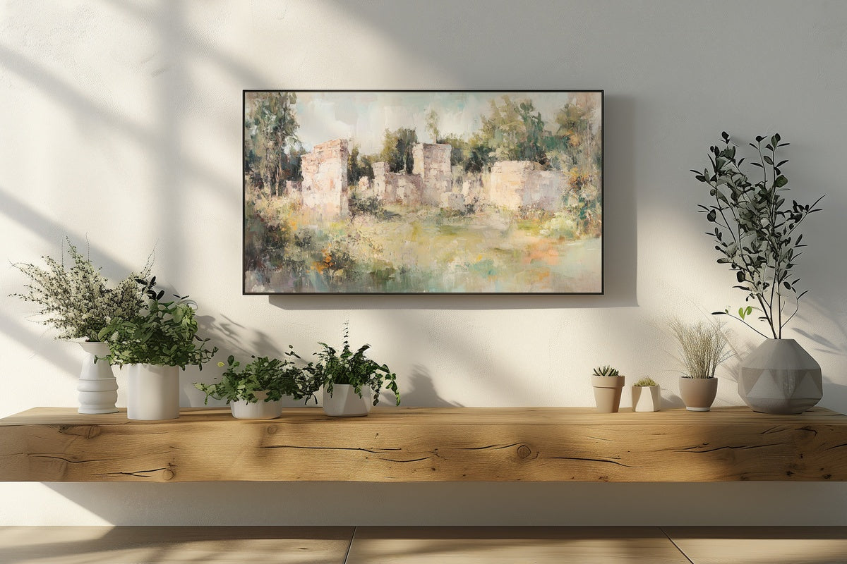 10 Vintage Frame TV Art Picks for the Slow Living Room Hour