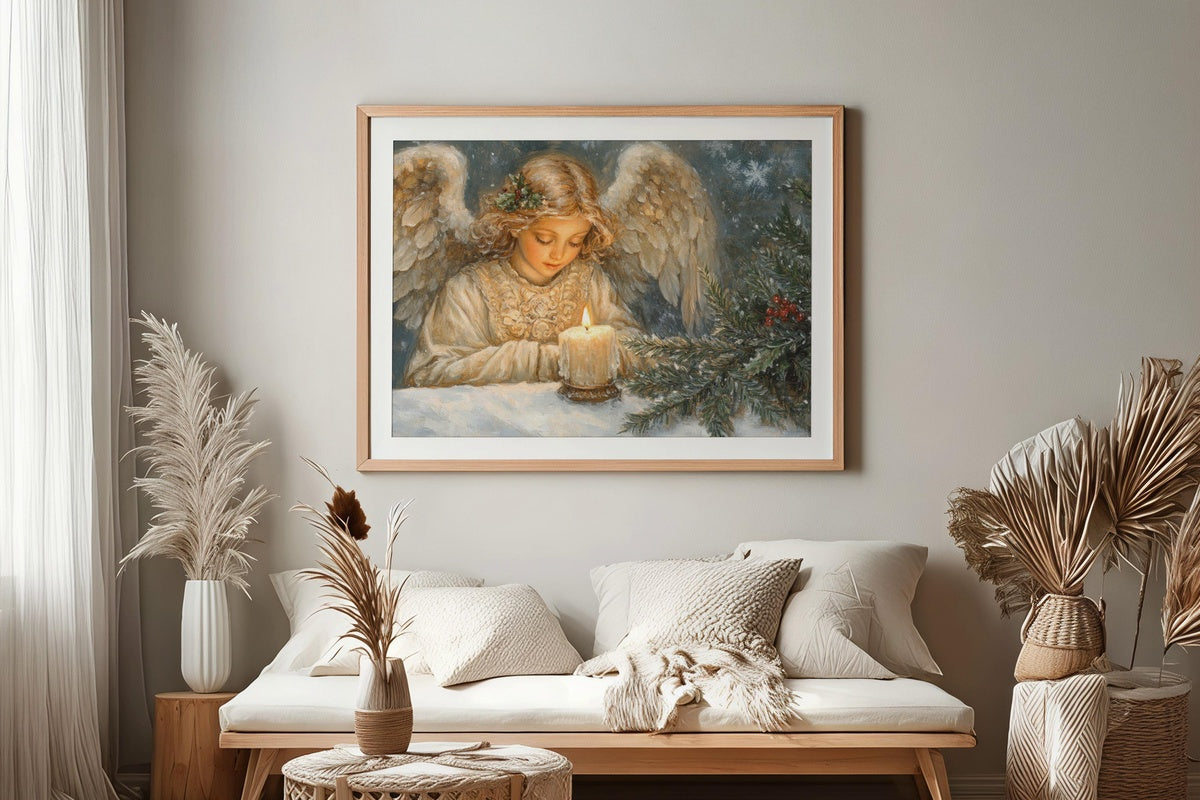 7 Christmas Wall Art Picks for a Curated Living Room