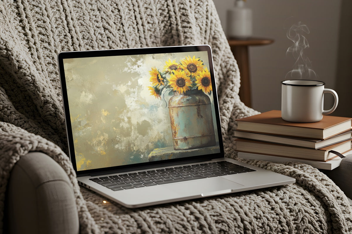 7 Farmhouse Desktop Wallpapers to Rotate Through the Season