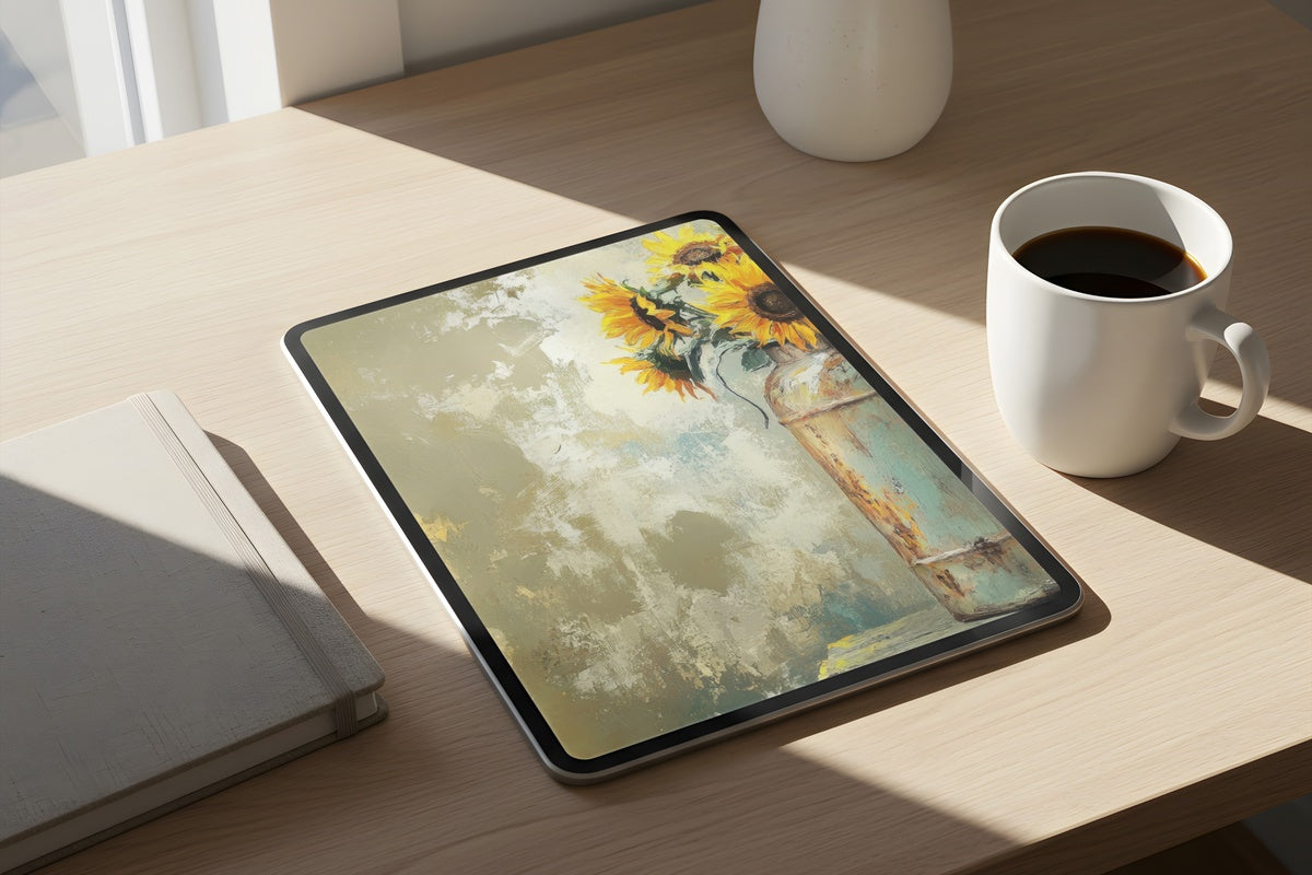 9 Farmhouse iPad Wallpapers for a Curated, Grounded Living Room