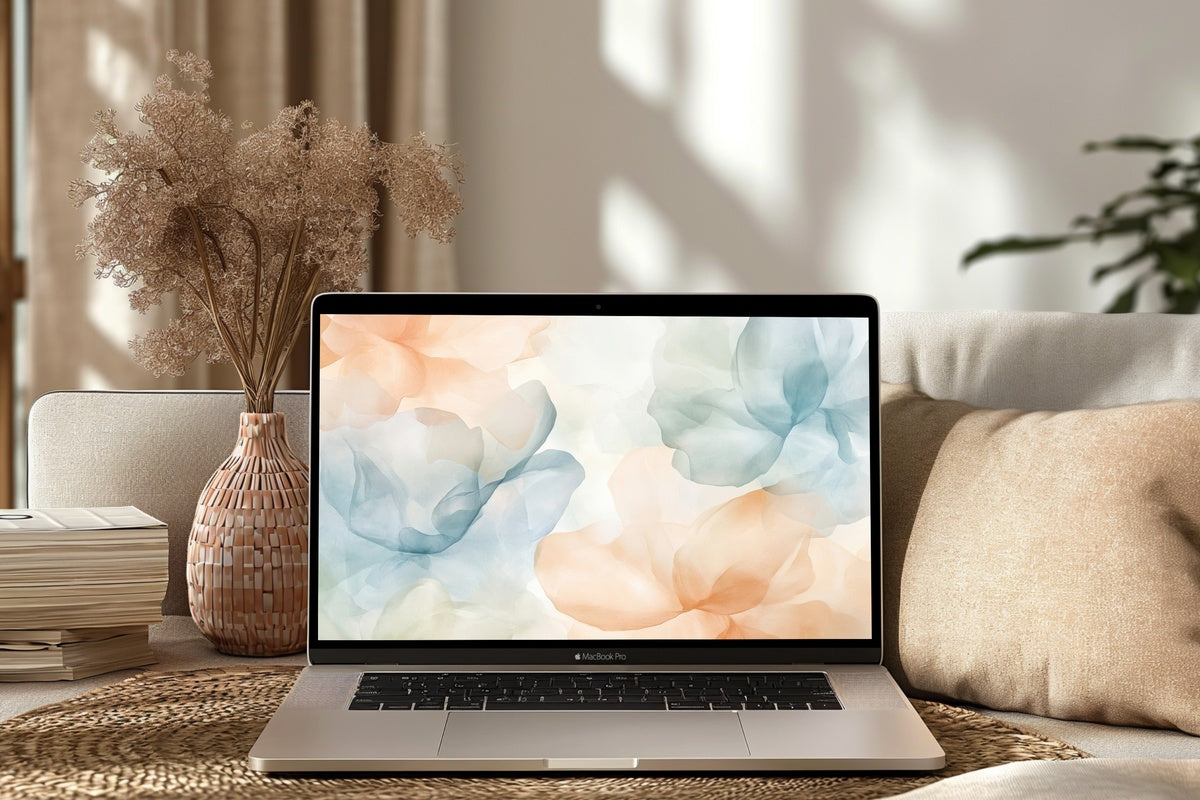 8 Floral Desktop Wallpapers That Bring a Curated Living Room Energy to Your Screen