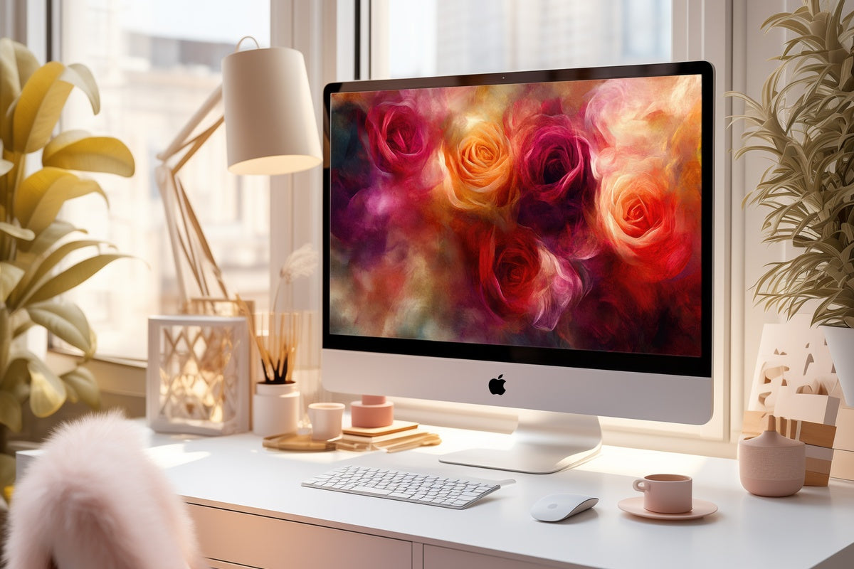 7 Floral Desktop Wallpapers That Shift the Whole Mood of Your Workspace
