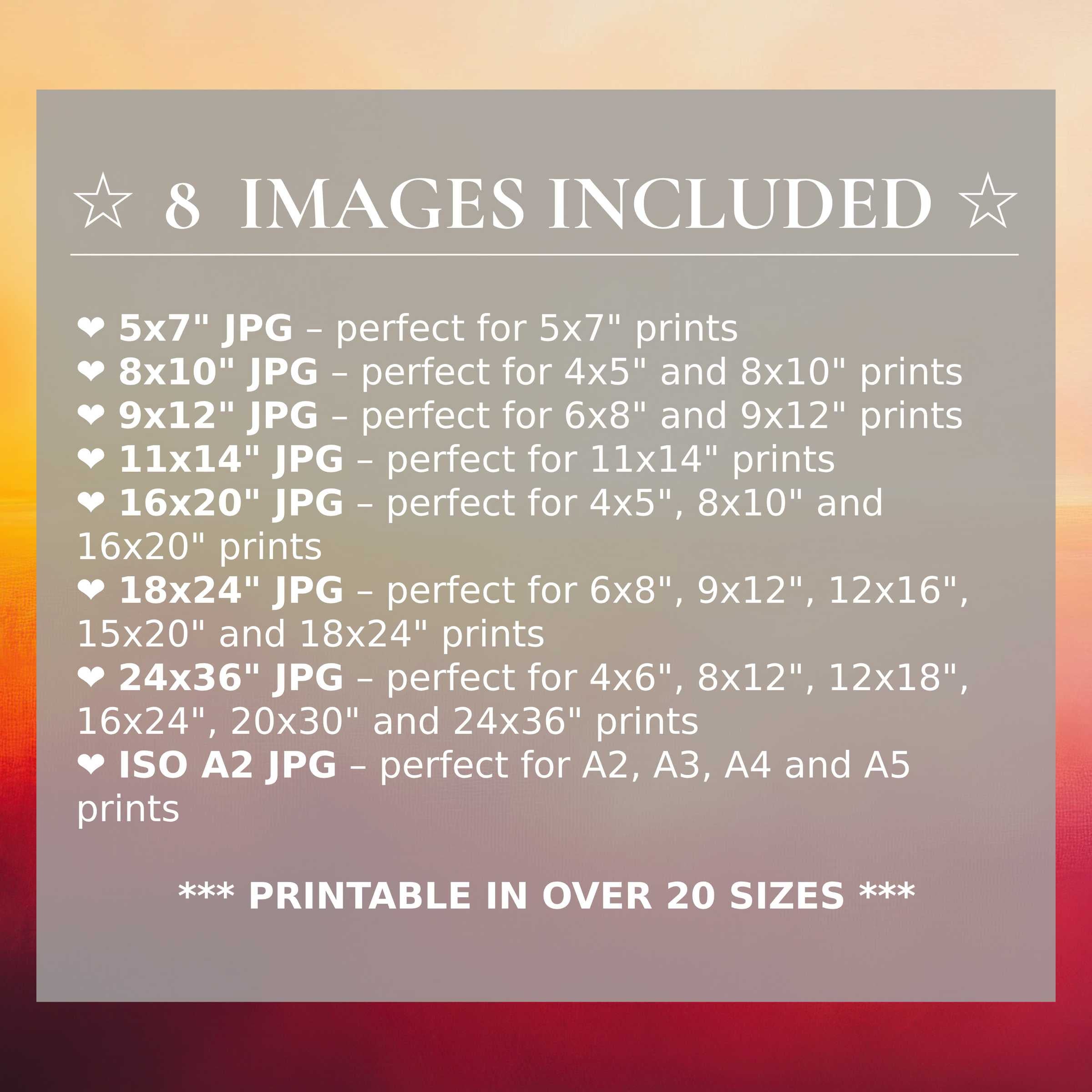 Radiant abstract digital print in warm reds and soft golds, elevating modern interiors with versatile style in 8 high-quality sizes