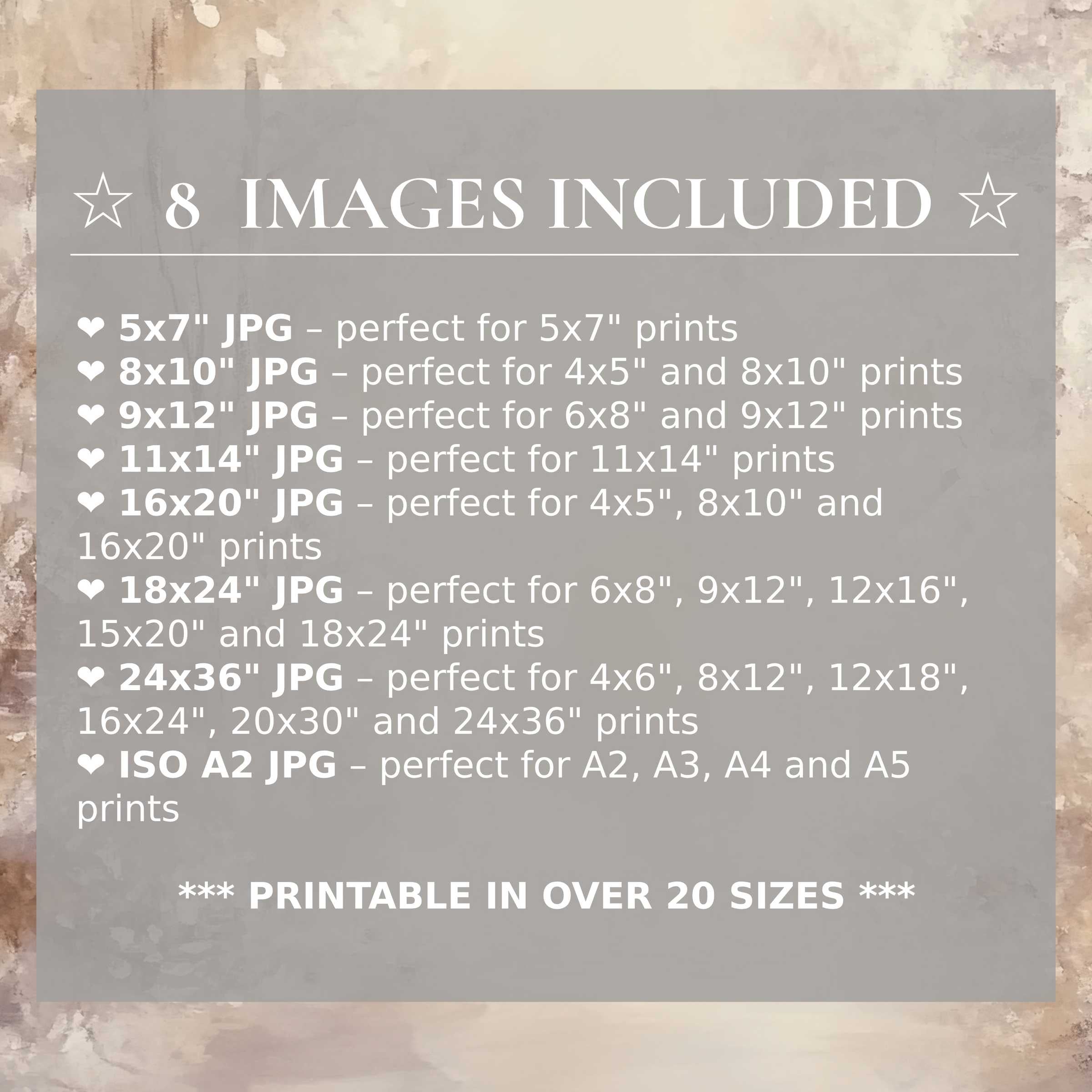 Luxuriant fall digital print glowing with warm amber and soft beige tones, available in 8 high-quality sizes included for seamless modern interior styling
