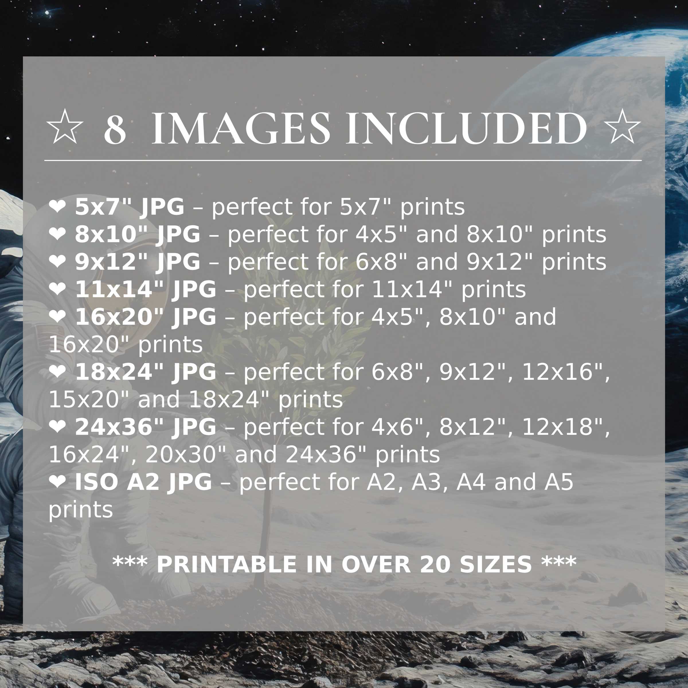 Radiant tree digital print with warm amber and soft beige tones, delivering calming elegance and versatile style in 8 high-quality sizes included