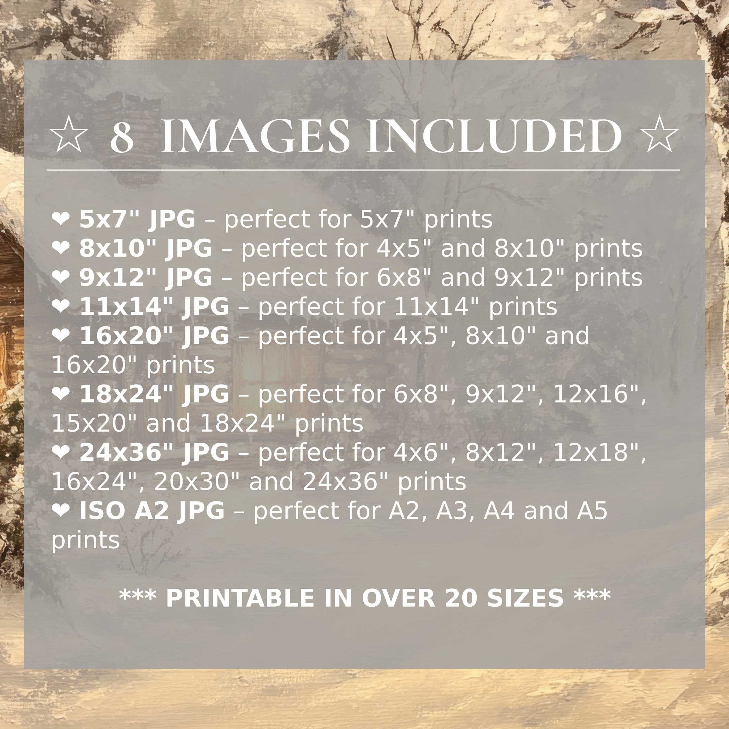 Christmas digital print exuding radiant warmth with rich golds and soft neutrals, delivered in 8 high-quality sizes for versatile modern decor