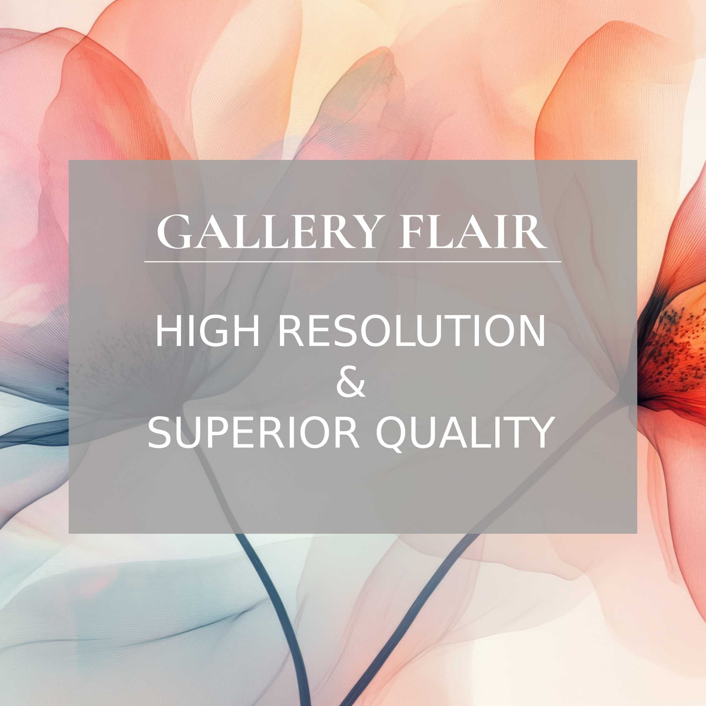 Ethereal floral printable art in soft peach and navy hues, radiating calming elegance with exquisite high-resolution detail
