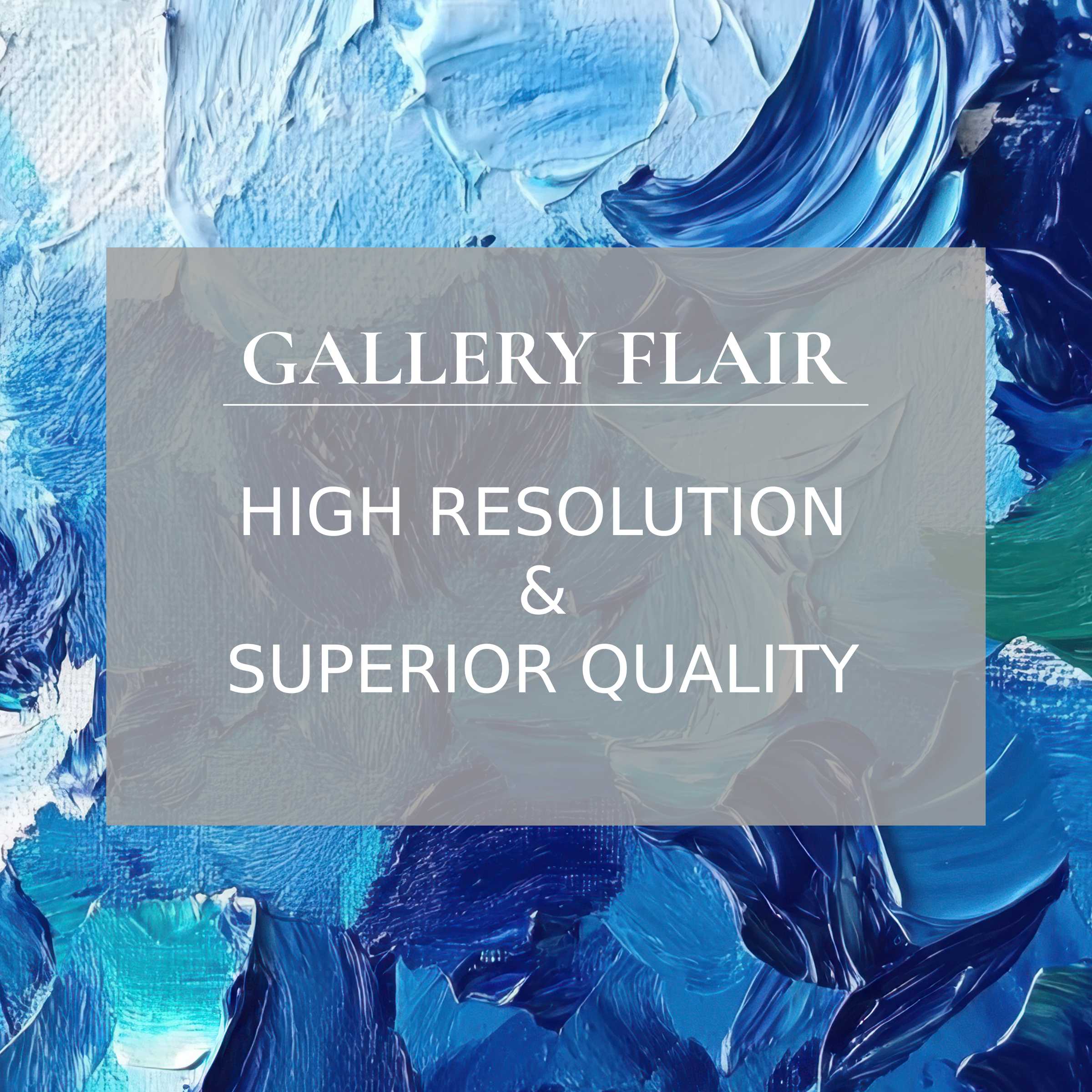 Radiant abstract printable art in calming blues, featuring rich texture and exquisite detail to elevate modern interiors with refined elegance