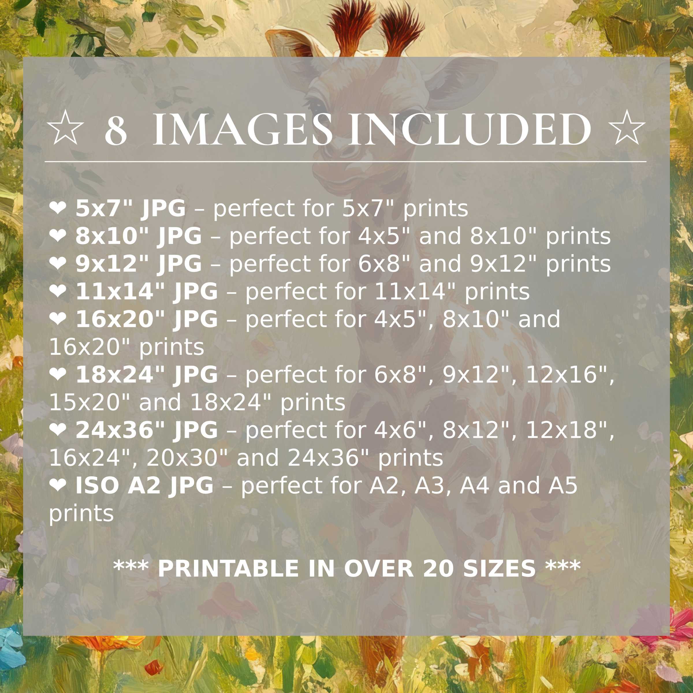 Radiant nursery digital print featuring gentle earthy greens and soft florals, offered in 8 high-quality sizes to elevate modern interiors with timeless style and adaptability