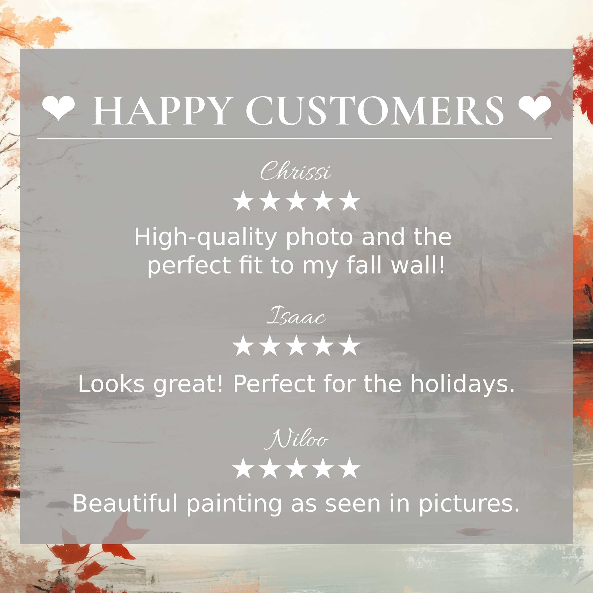 Landscape art for Frame TV with abstract sunset hues; positive reviews assure a happy customer and elegant trust
