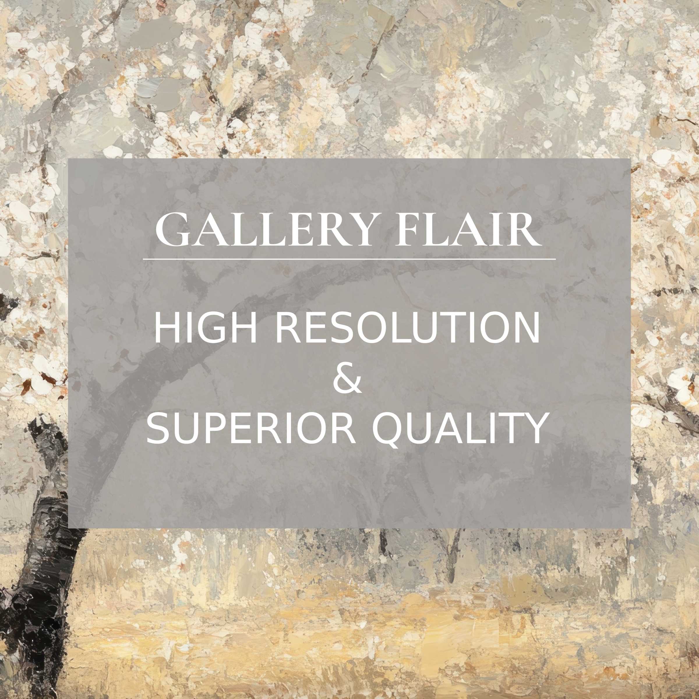 Ethereal tree printable art with textured brushstrokes, radiating a serene, refined ambiance for modern minimalist decor