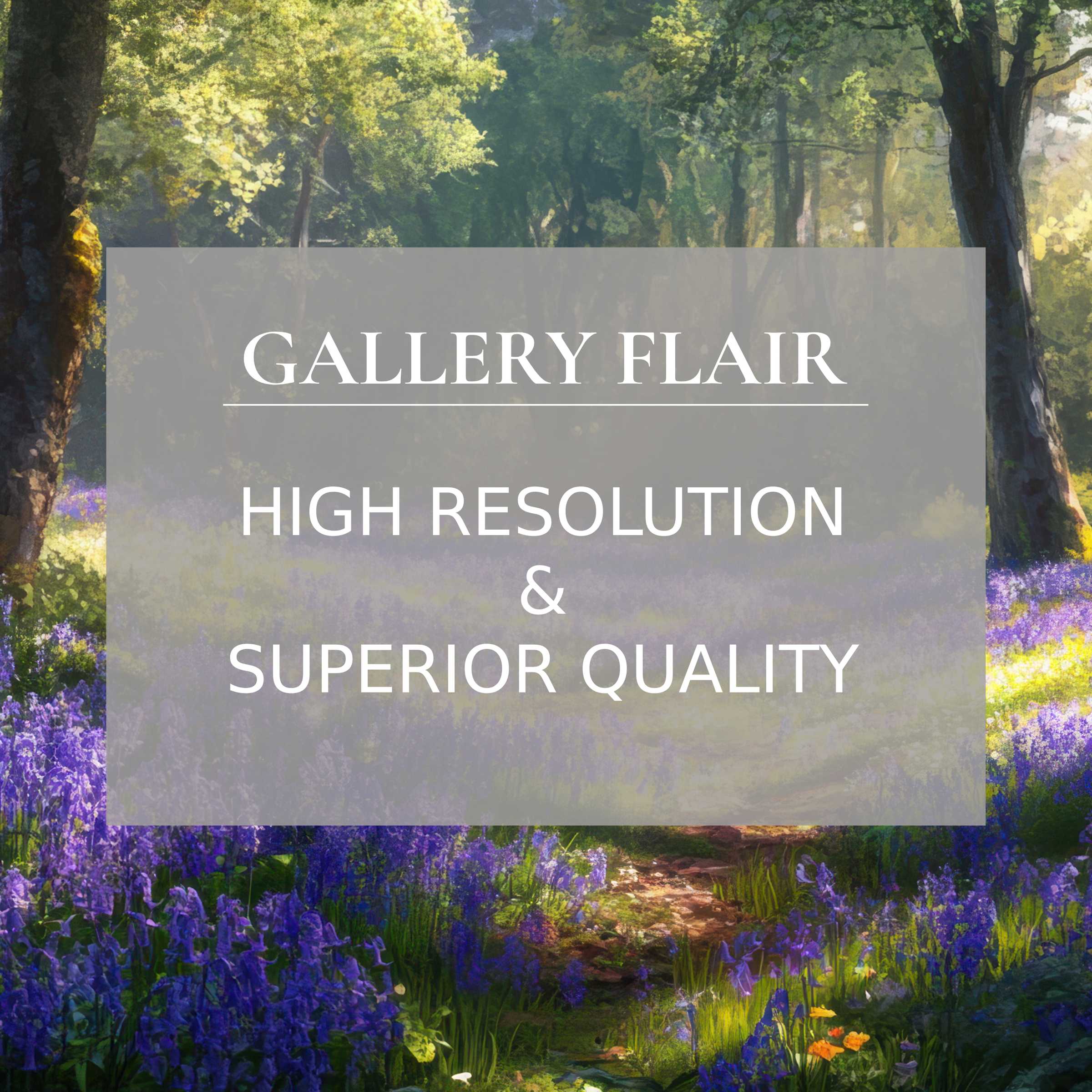 Elegant floral Frame TV picture with vivid resolution, showcasing serene nature and rich, refined visual clarity