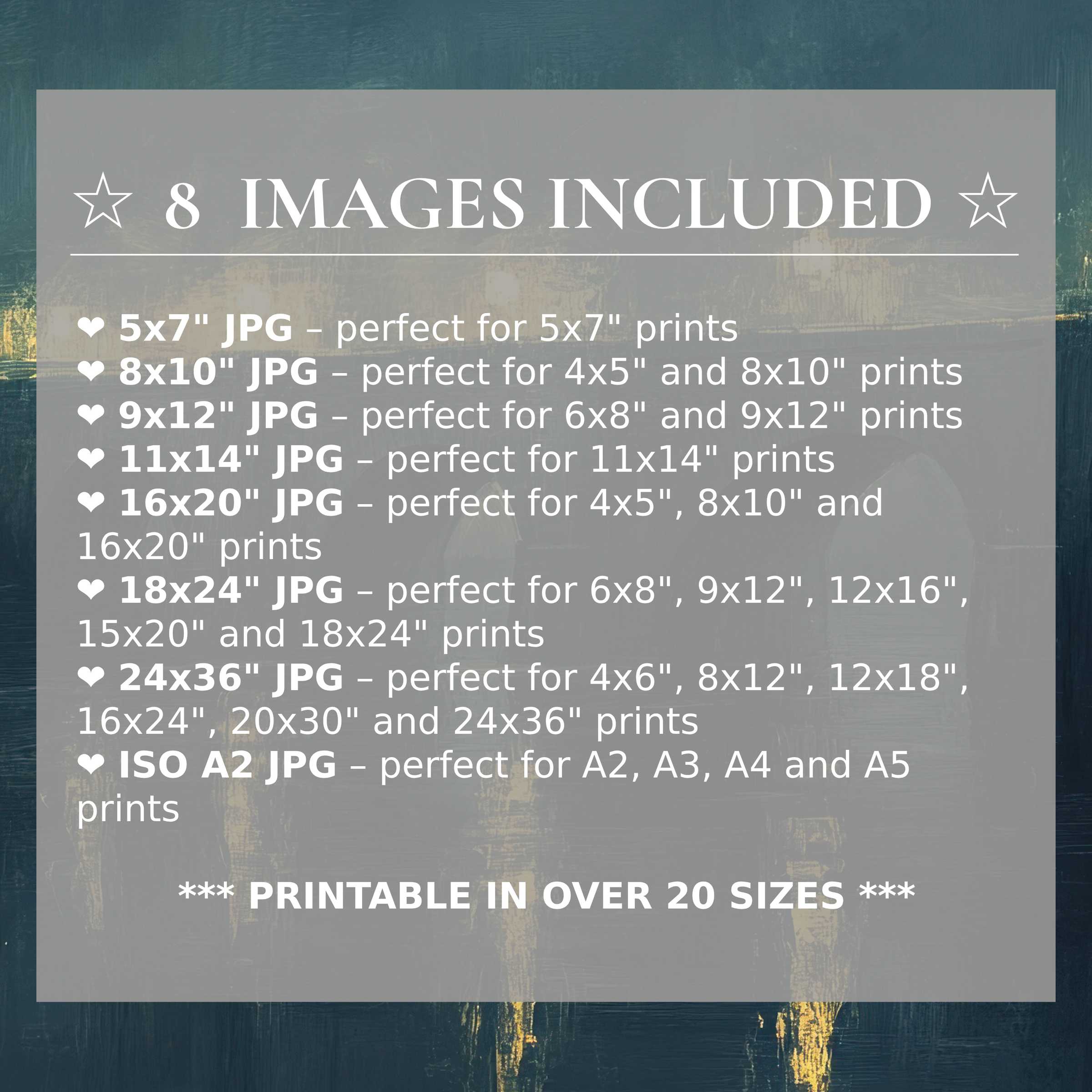 Urban digital print infused with deep blues and radiant golds, offered in 8 high-quality sizes to elevate modern interiors with versatile, sophisticated style