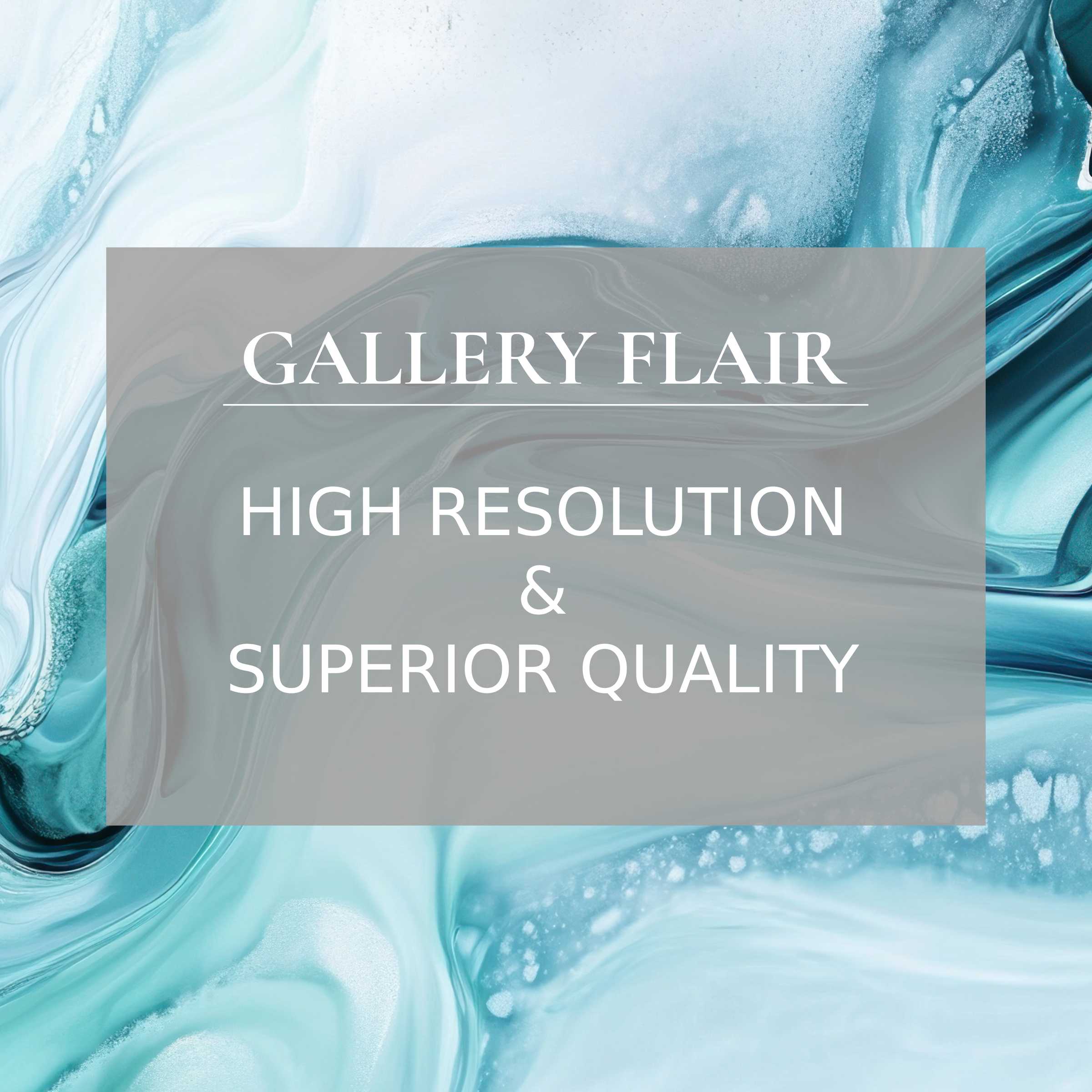 Modern printable art featuring serene aqua and teal marbling, radiating calming elegance and refined detail to elevate luxe interiors