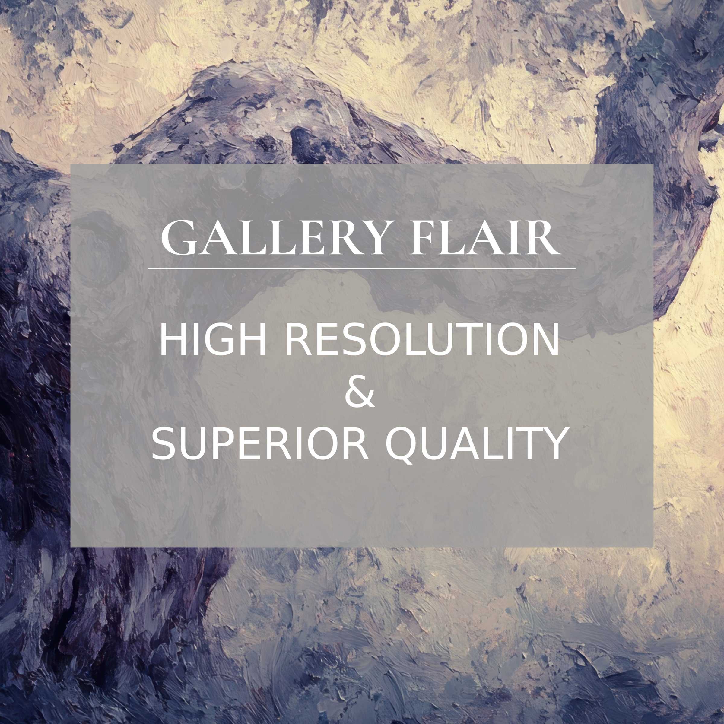 Elegant, high-resolution textured artwork with refined brushstrokes for a sophisticated tree Frame TV picture display
