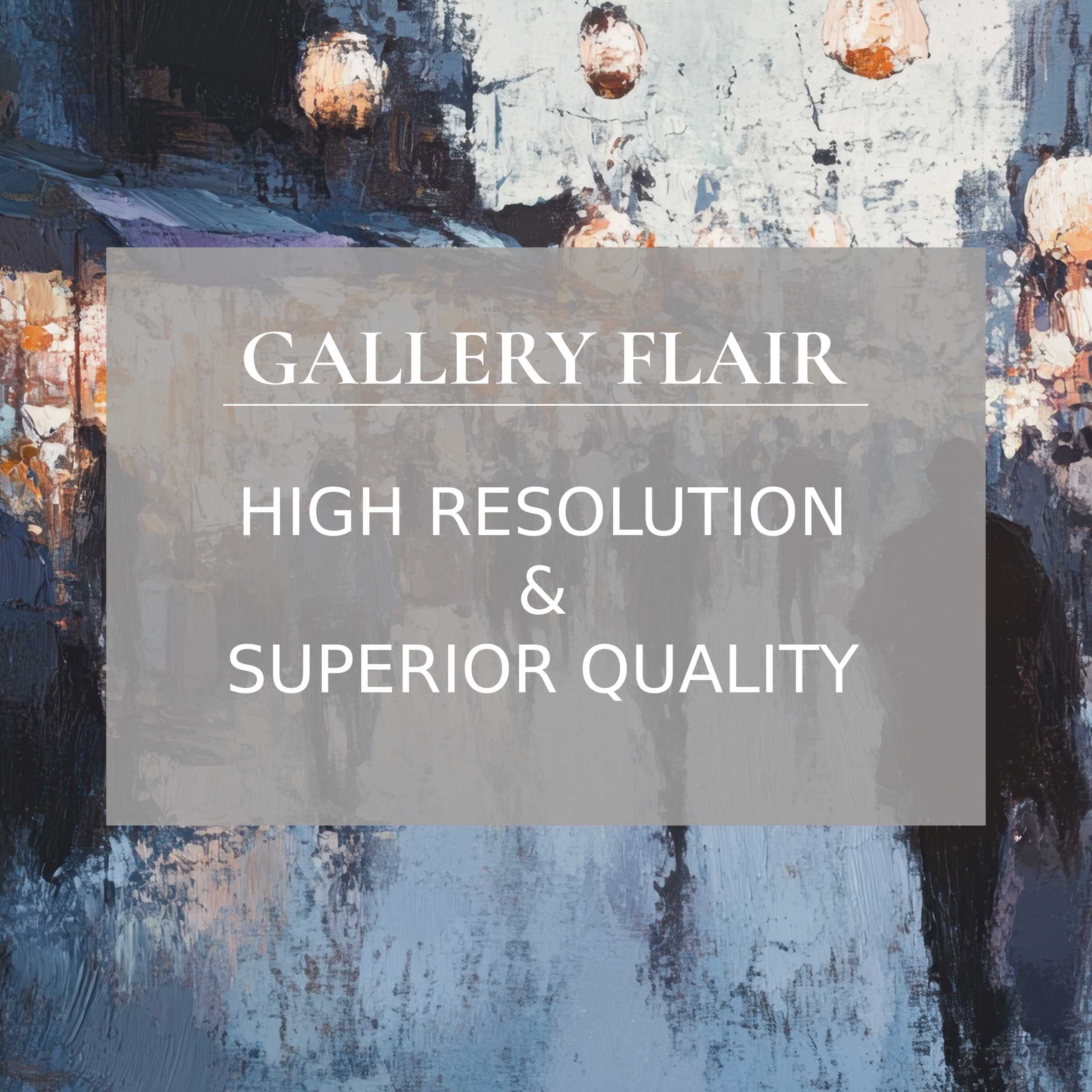 Elegant, textured abstract brushwork with rich tones and clarity in this urban Frame TV picture for refined spaces