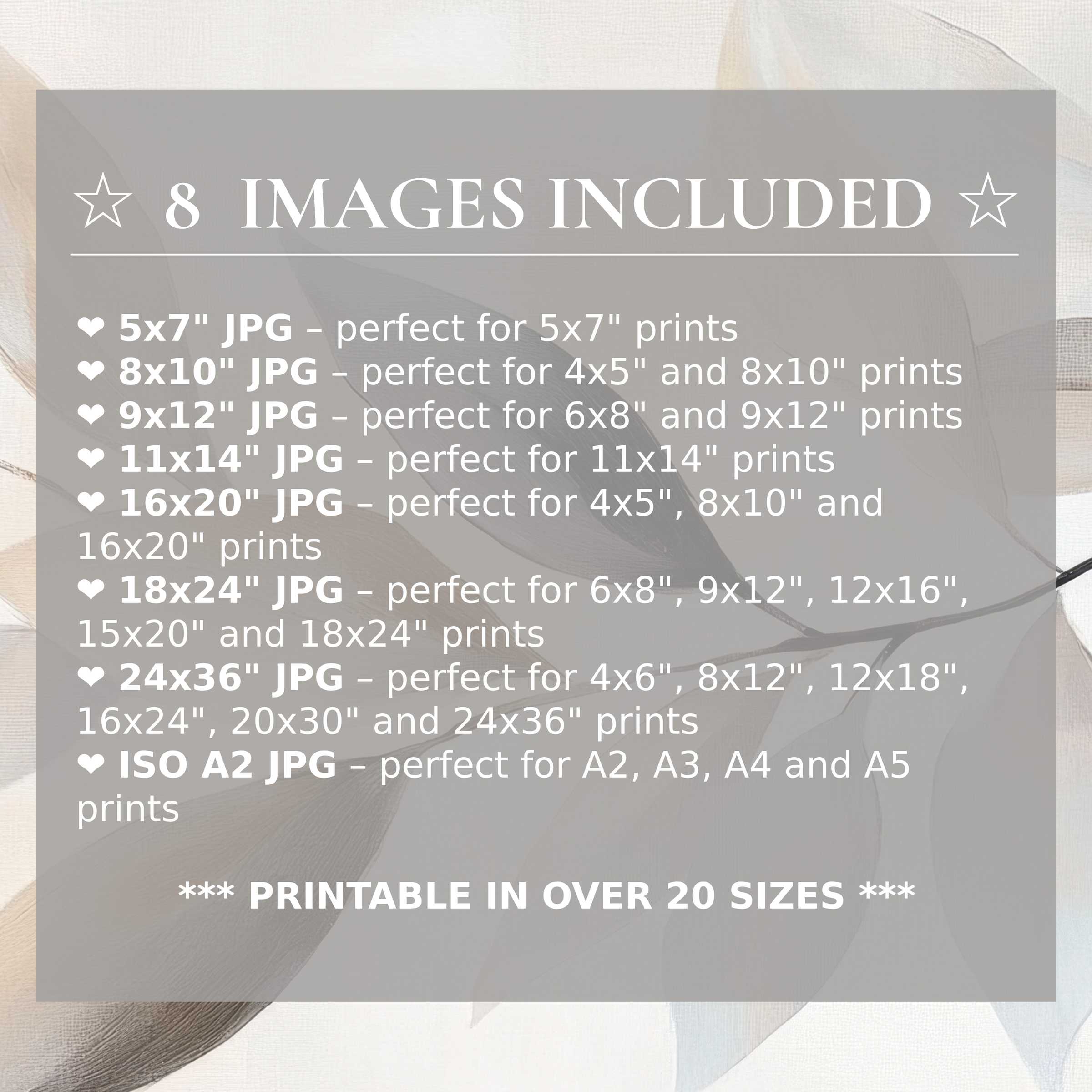 Neutral digital print featuring serene beige, taupe, and soft gray tones, radiating calming elegance Includes 8 high-quality sizes with download, perfect for elevating contemporary interiors with versatile, refined style
