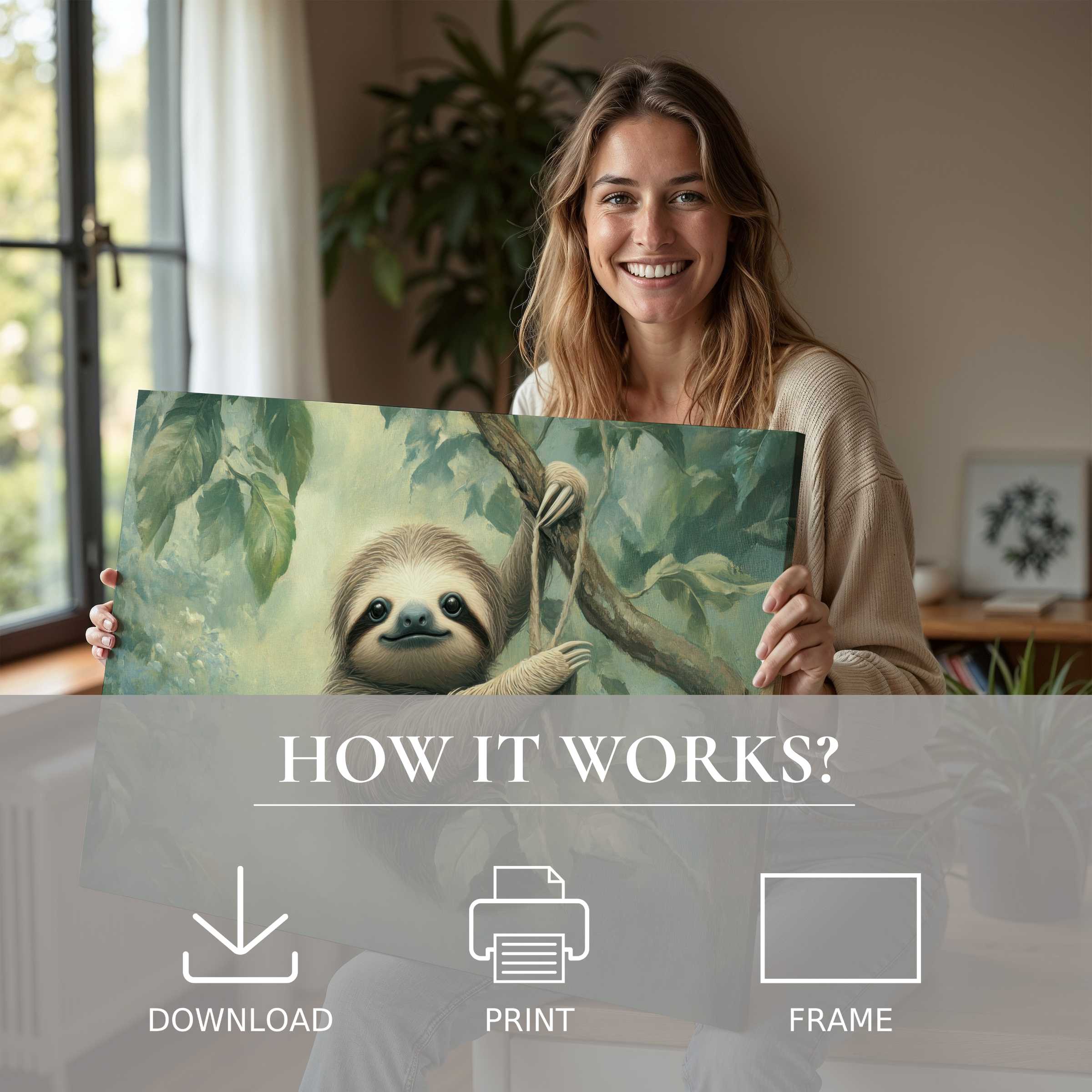 A modern nursery digital art print brings joy and warmth, transforming stylish homes with effortless elegance and heartfelt connection