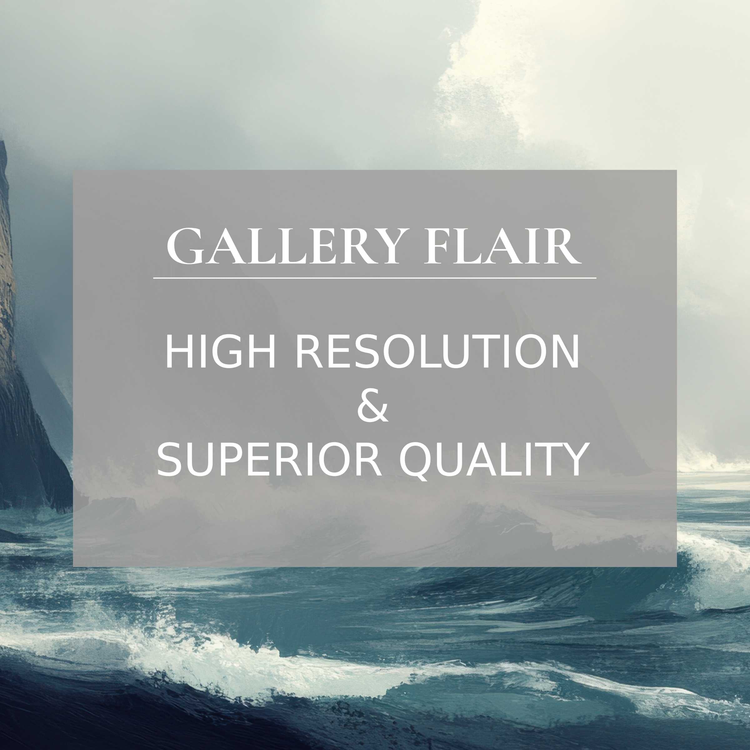 Calming landscape printable art capturing misty ocean waves with exquisite high-resolution detail, enriching modern interiors