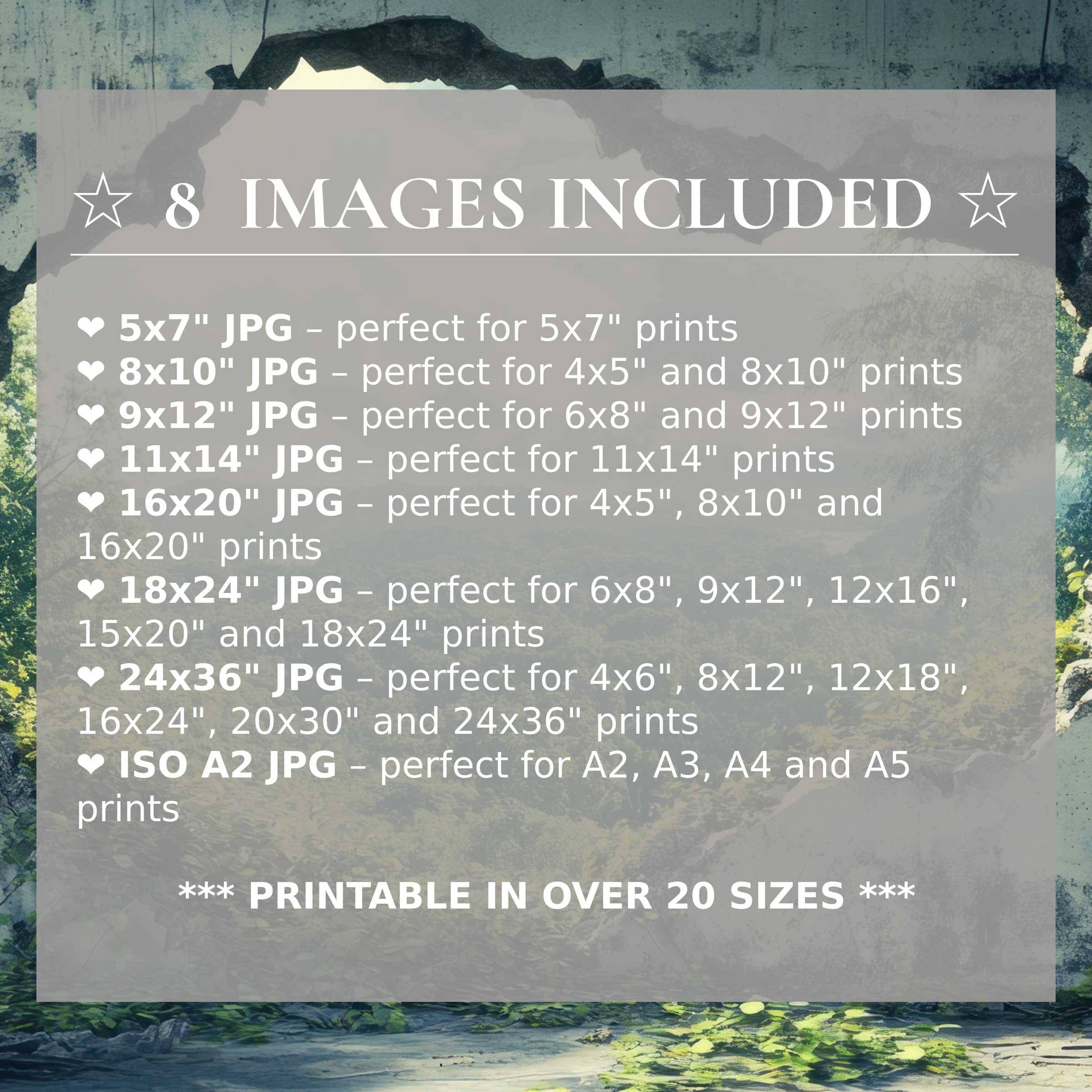 Radiant tree digital print in warm earth tones and soft greens, elevating modern interiors with style and 8 included sizes