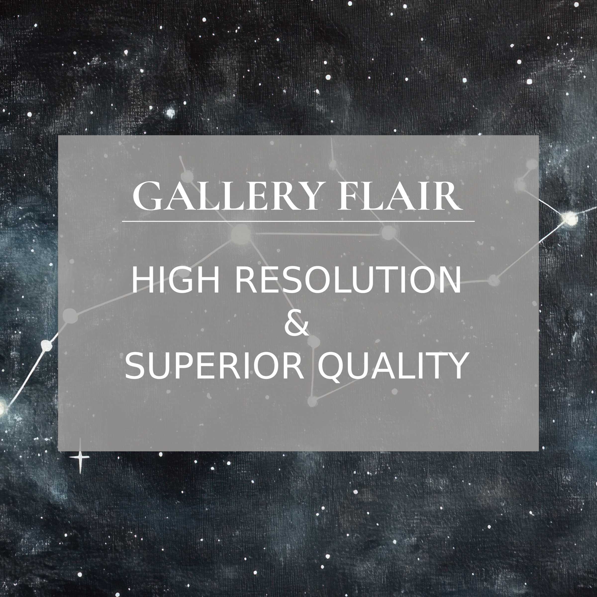 Elegant celestial design with sharp details and refined tones, a minimalist Frame TV picture showcasing vivid resolution