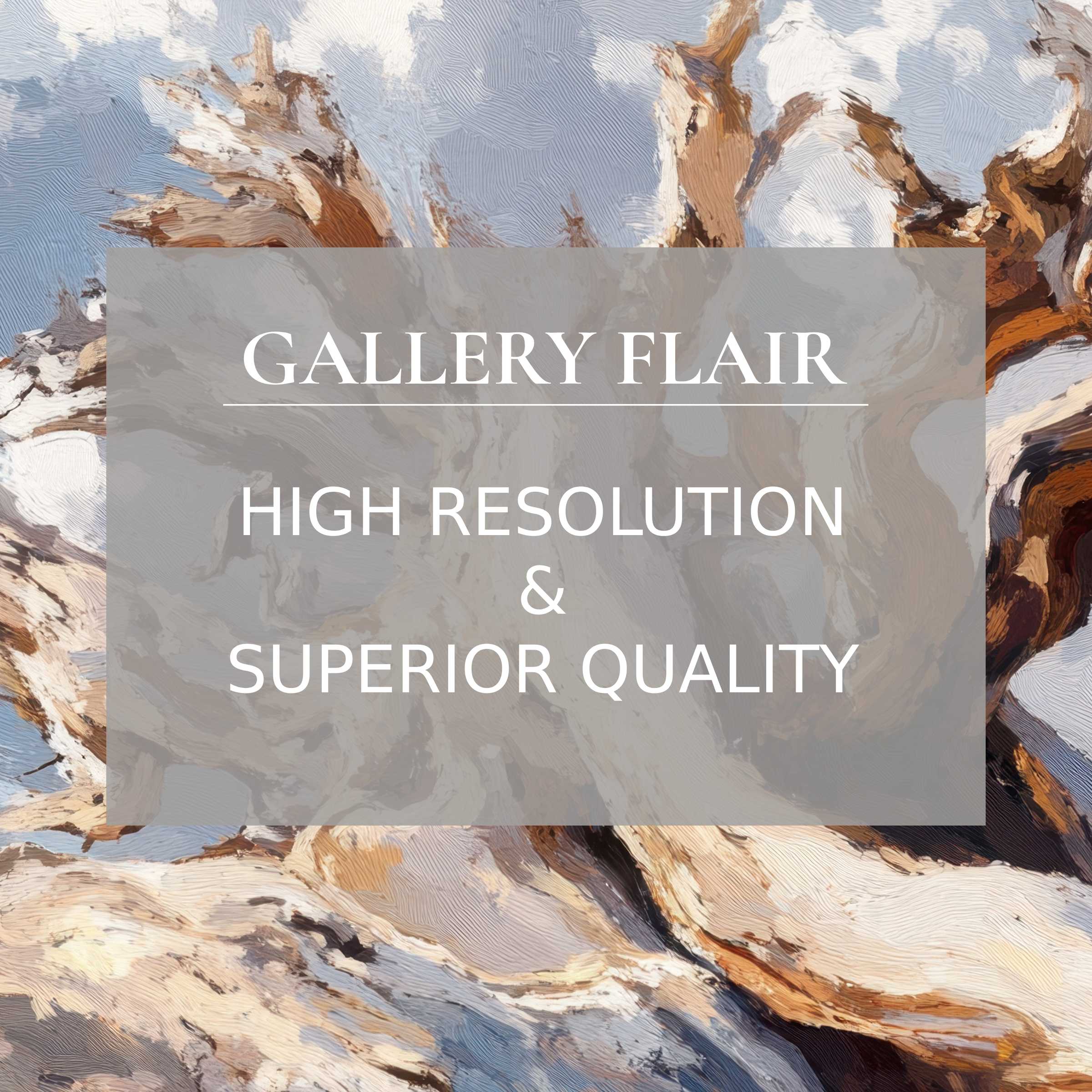 Majestic tree printable art captures serene natural textures with exquisite brushstroke detail, elevating refined, modern living spaces