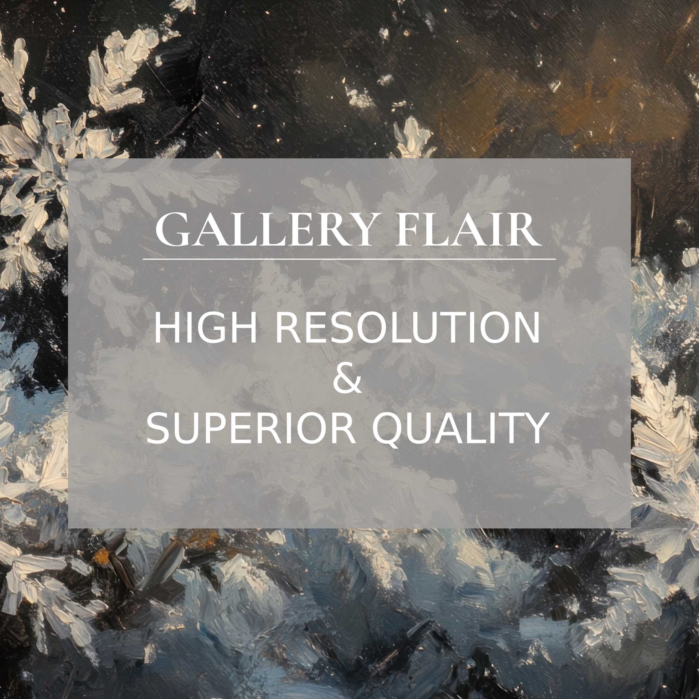 Elegant, finely detailed winter Frame TV picture with crisp resolution and sophisticated textures for upscale home decor