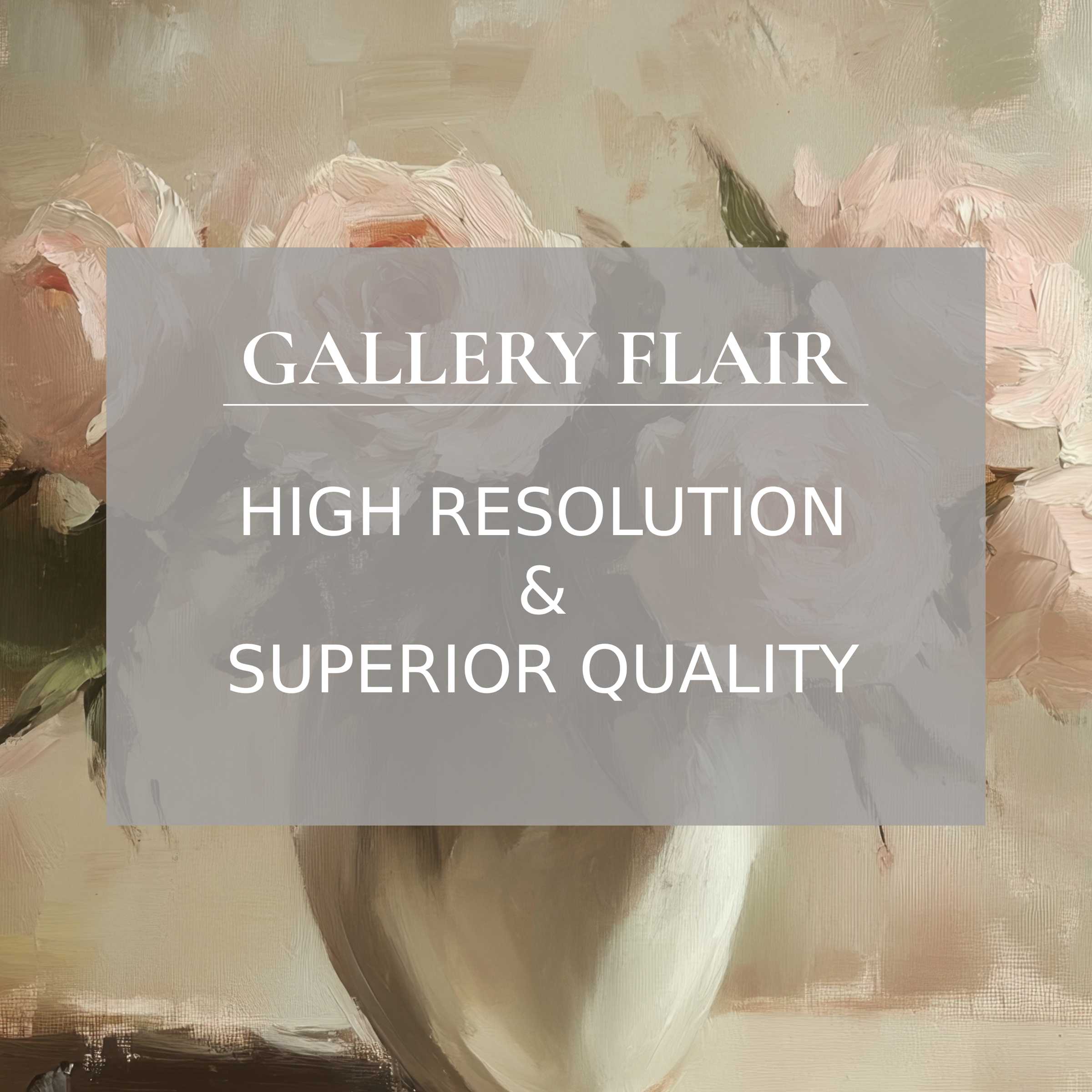 Elegant floral Frame TV picture with soft pastel tones, high resolution, and refined brushstroke clarity for sophisticated decor