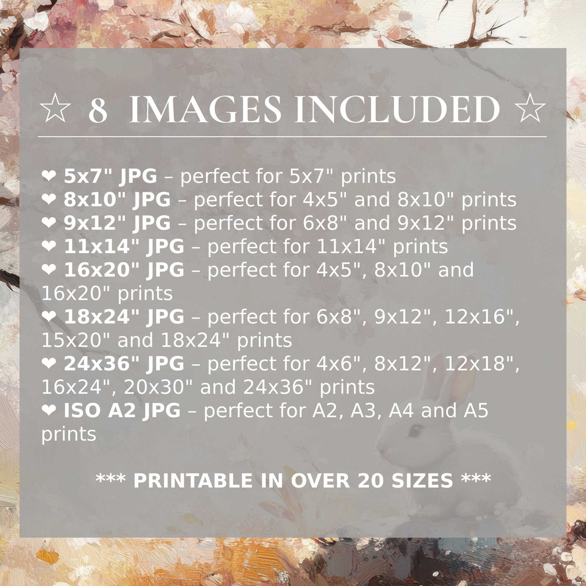 Radiant Easter digital print in soft pastels and warm earth tones, offered in 8 high-quality sizes for effortless modern decor elevation