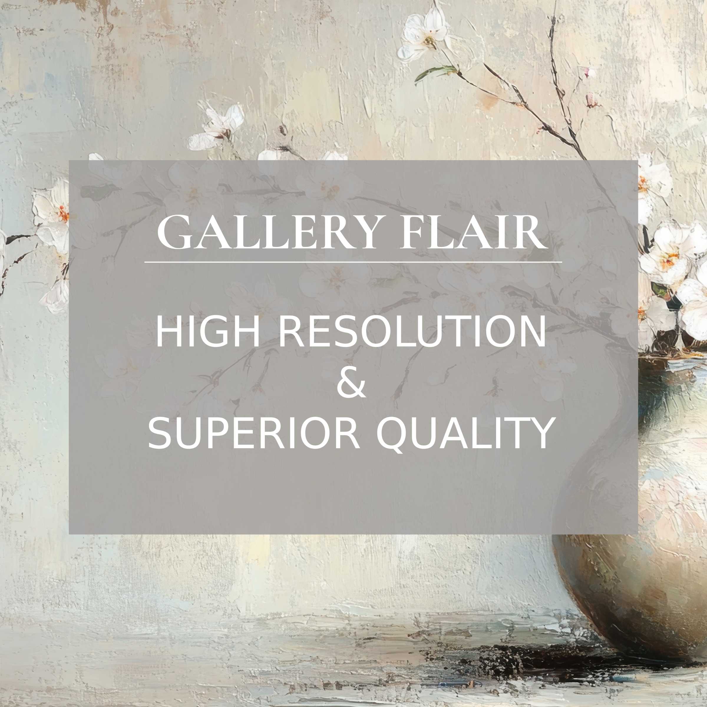 Elegant spring Frame TV picture featuring refined floral art with superior resolution and exquisite visual clarity