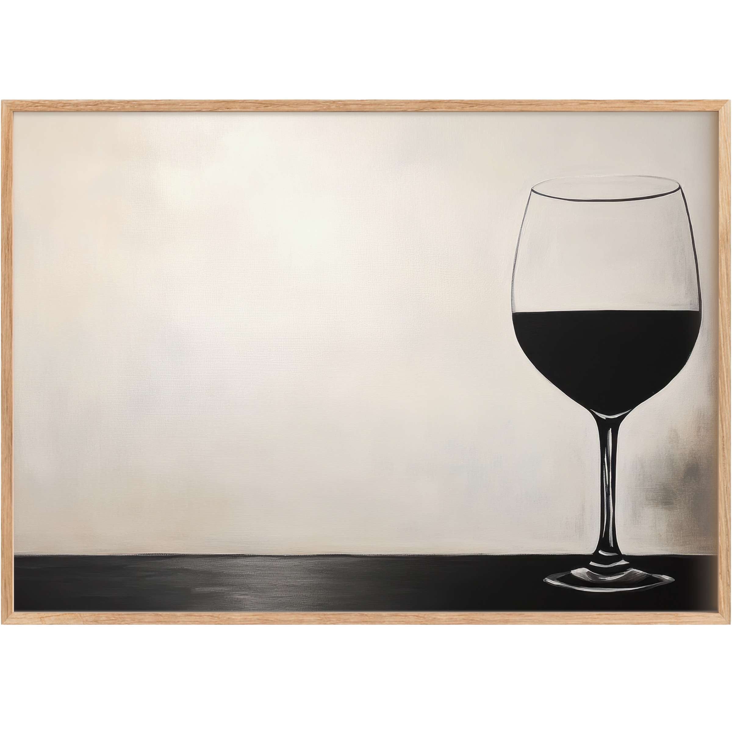 Elegant minimalist printable wall art with black and white tones, evoking a calm, sophisticated ambiance for refined interiors