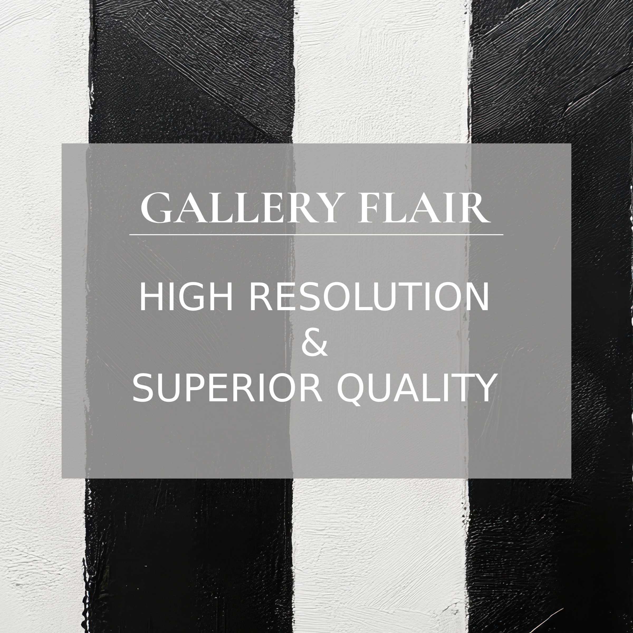 Refined neutral printable art with bold black and white stripes, adding a striking, modern elegance to chic interiors