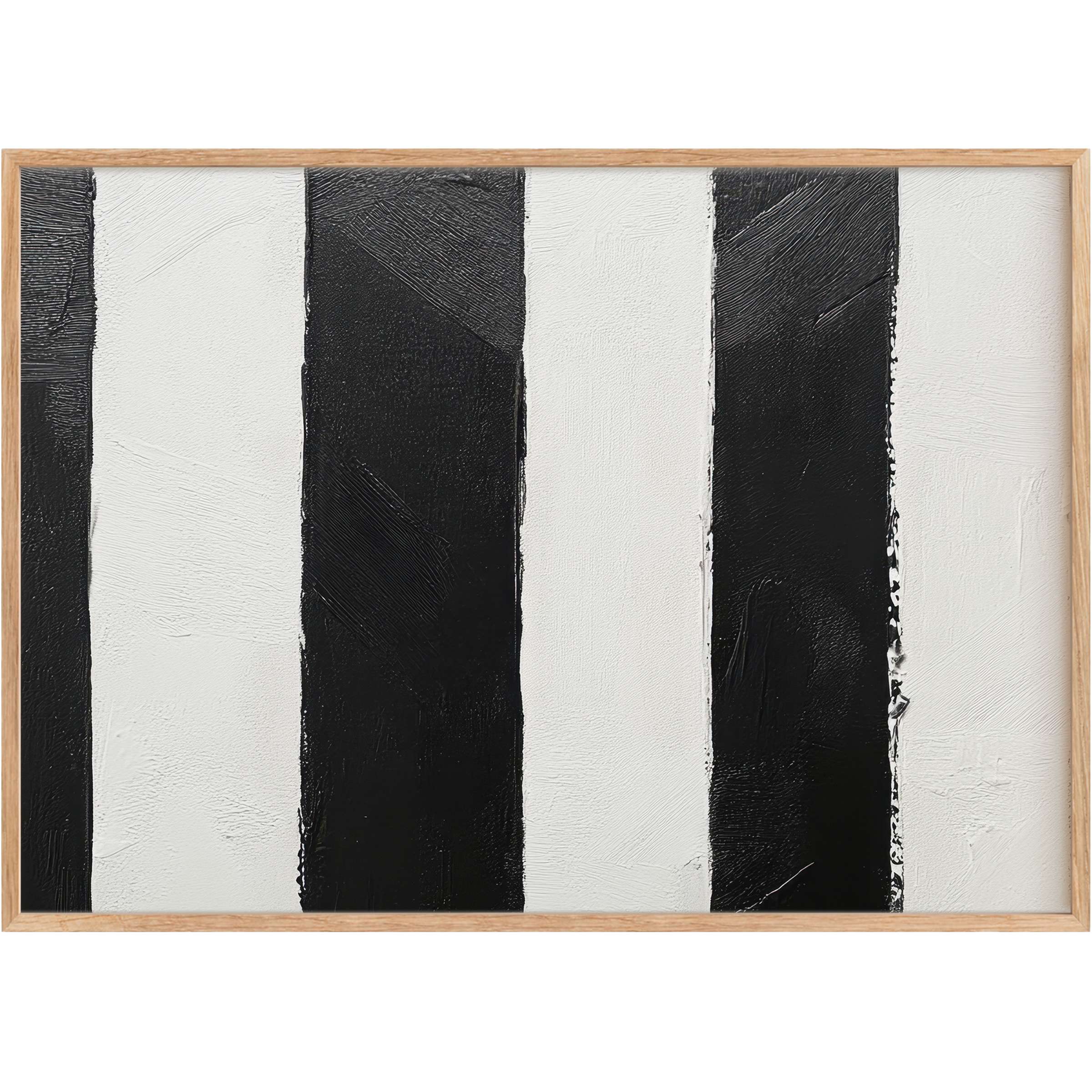 Bold black and white contrasts create a striking yet serene ambiance in this neutral printable wall art, perfect for modern, stylish interiors