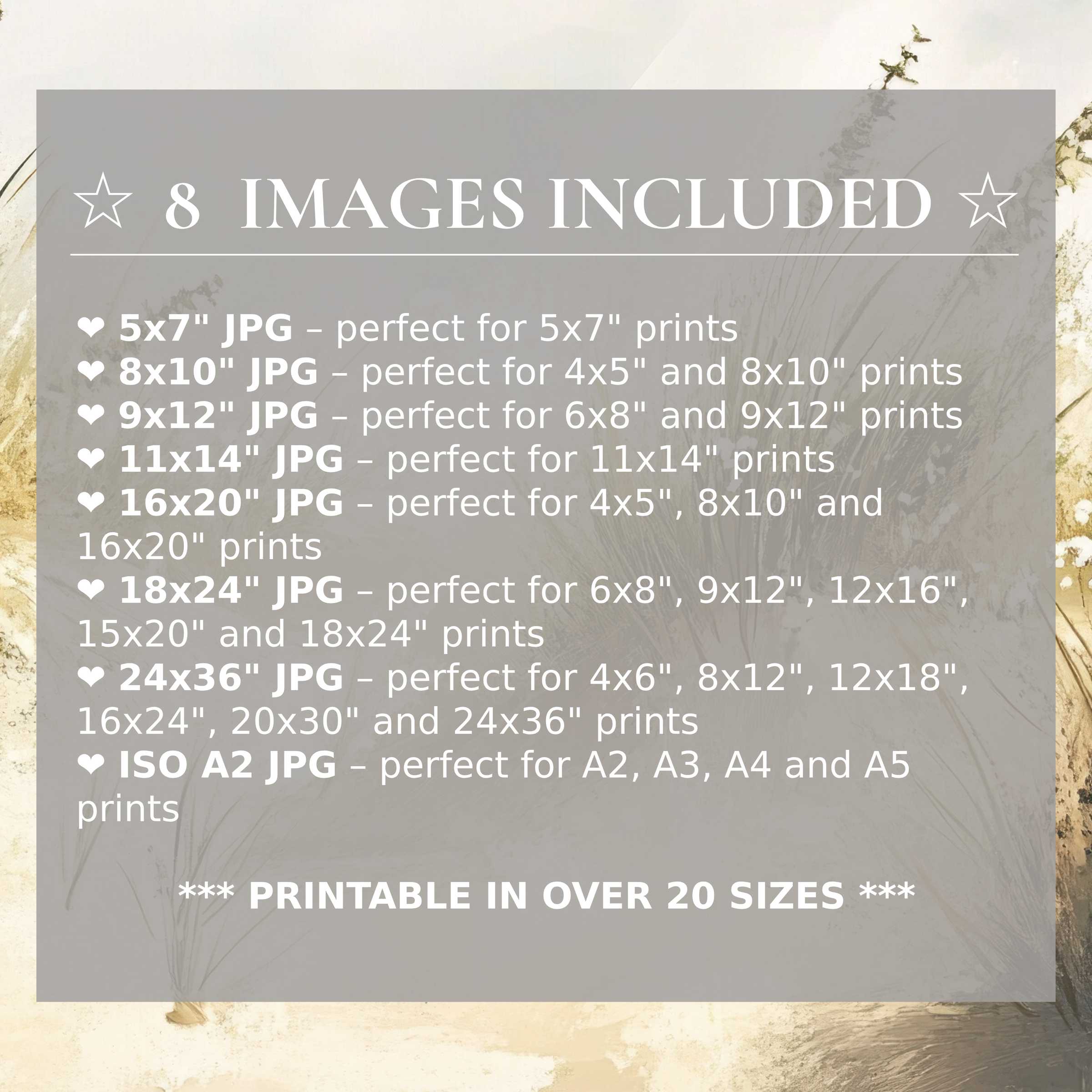 Radiant summer digital print in soft golds and creams, elevating modern interiors with timeless style; includes 8 premium high-res sizes