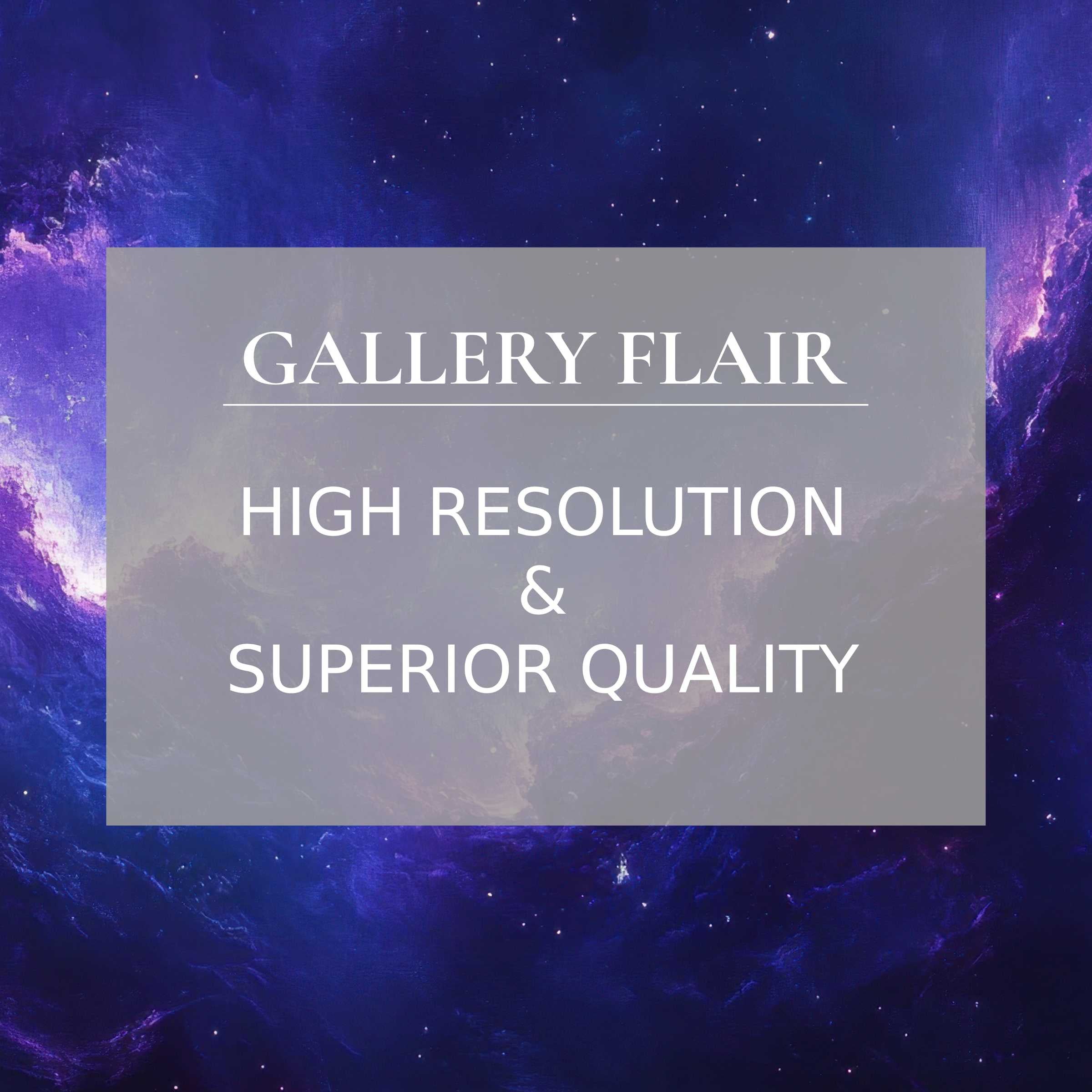 Modern printable art capturing a radiant cosmic scene with deep indigo hues, enhancing serene, sophisticated interiors with exquisite, high-resolution detail