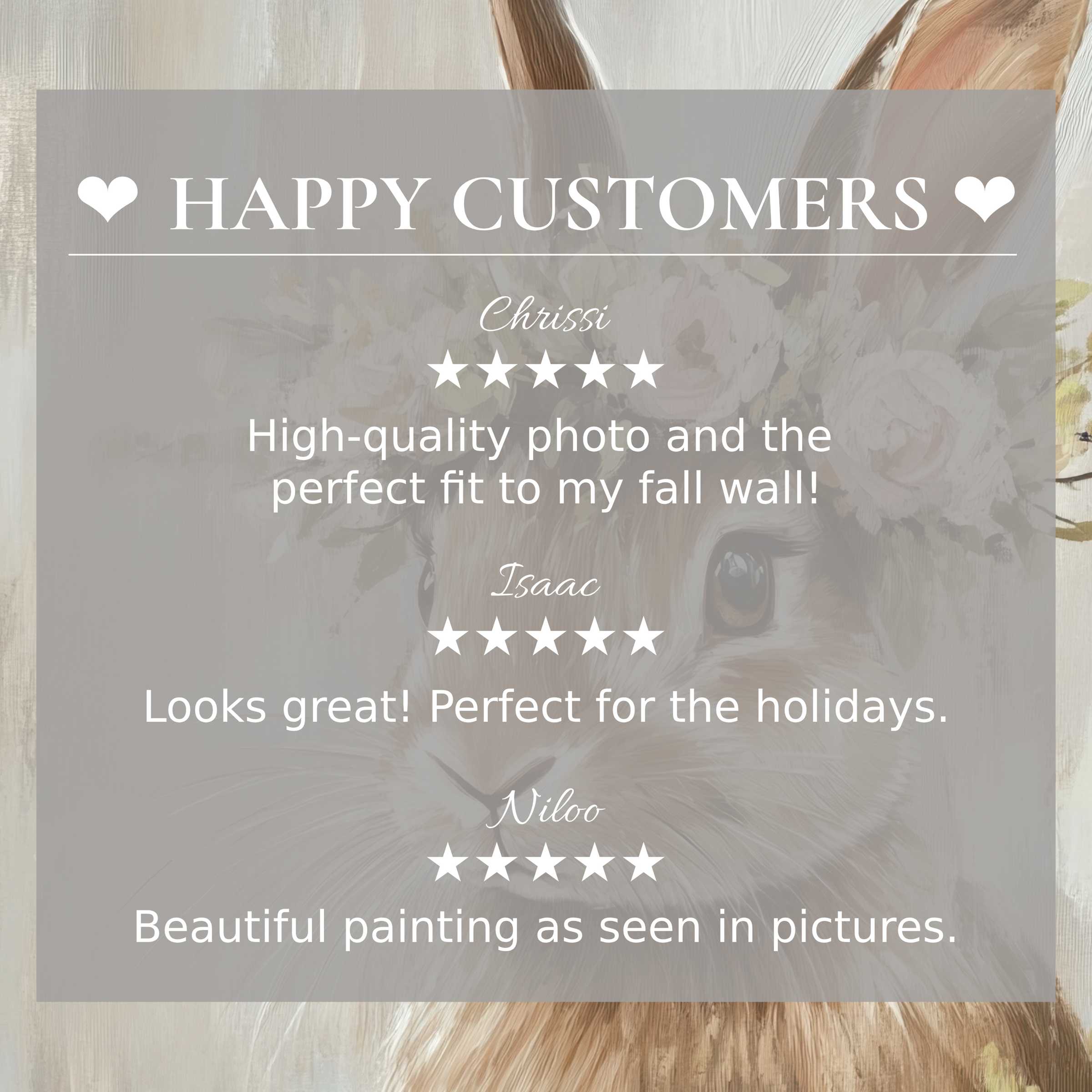 Elegant easter art for Frame TV with soft florals; happy customer reviews build trust and showcase refined style