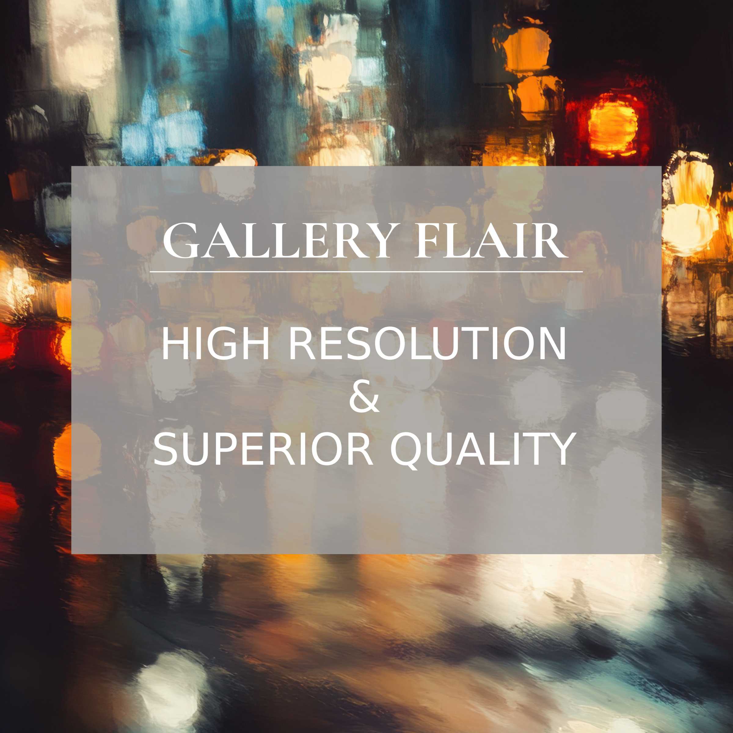 Elegant, high-resolution urban Frame TV picture blending abstract city lights with refined visual clarity for modern decor