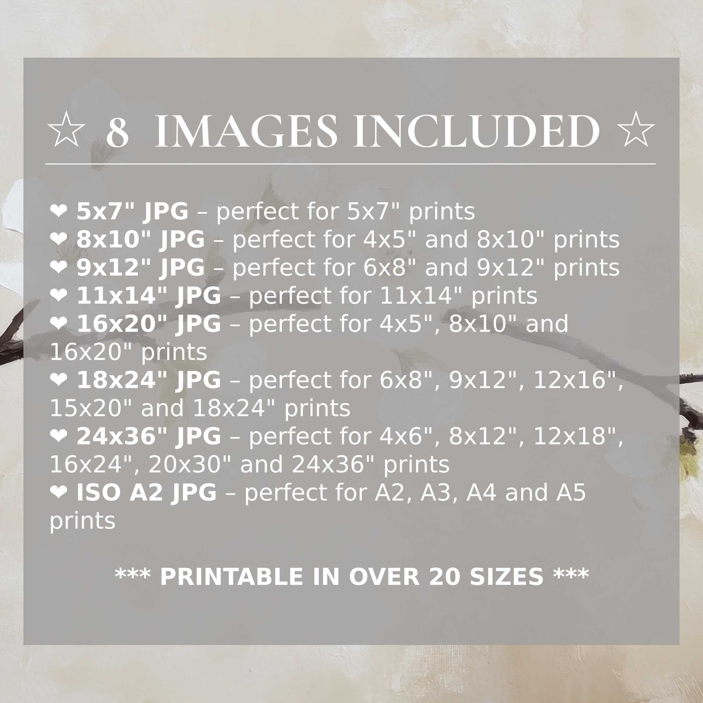 Radiant spring digital print in soft pastels and earthy tones, offered in 8 high-quality sizes to elevate modern interiors with versatile, refined style