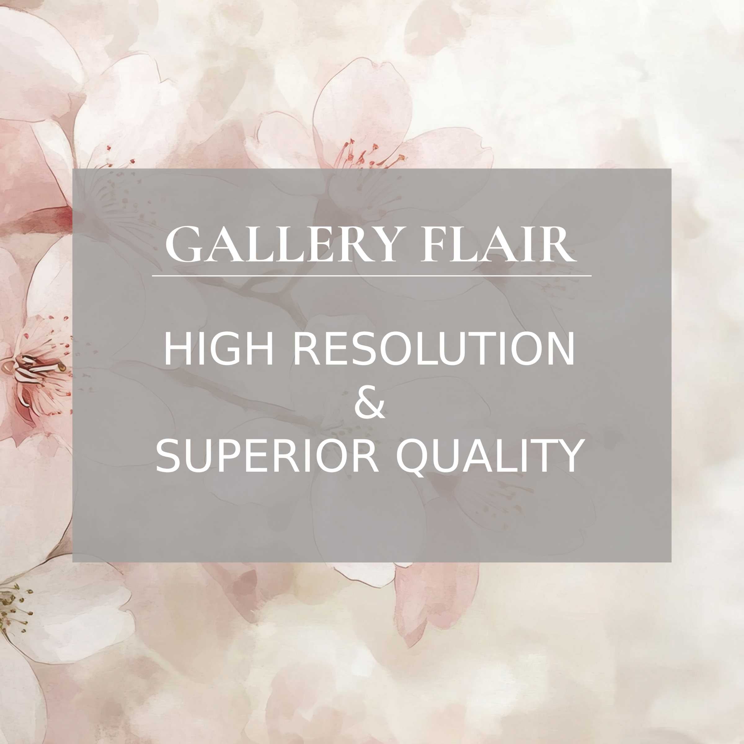 Elegant floral Frame TV picture with soft pastel tones, showcasing refined detail and impeccable high-resolution clarity