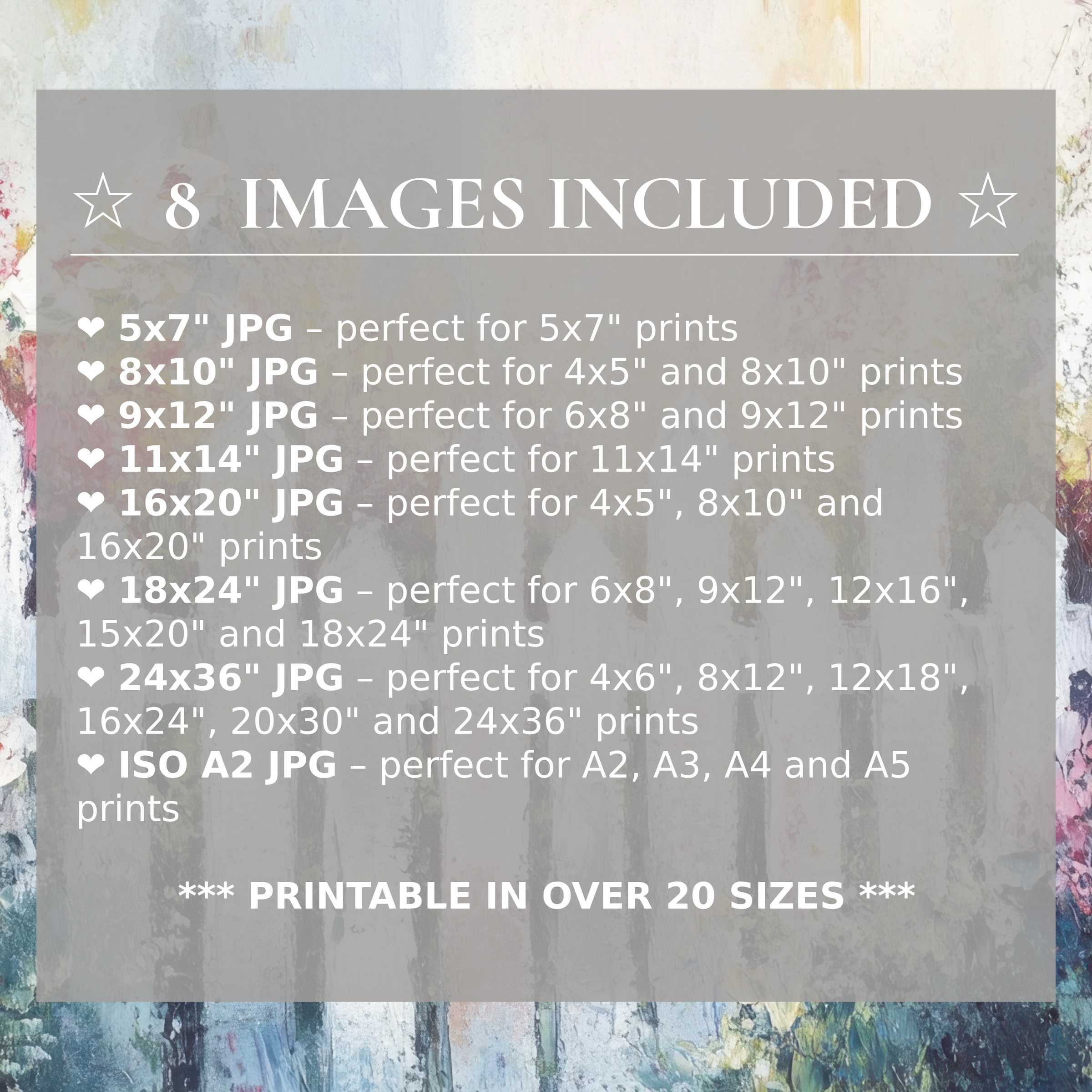 Farmhouse digital print in soothing blues, soft whites, and warm pastel accents, elevating modern interiors with timeless charm Includes 8 high-quality sizes with download