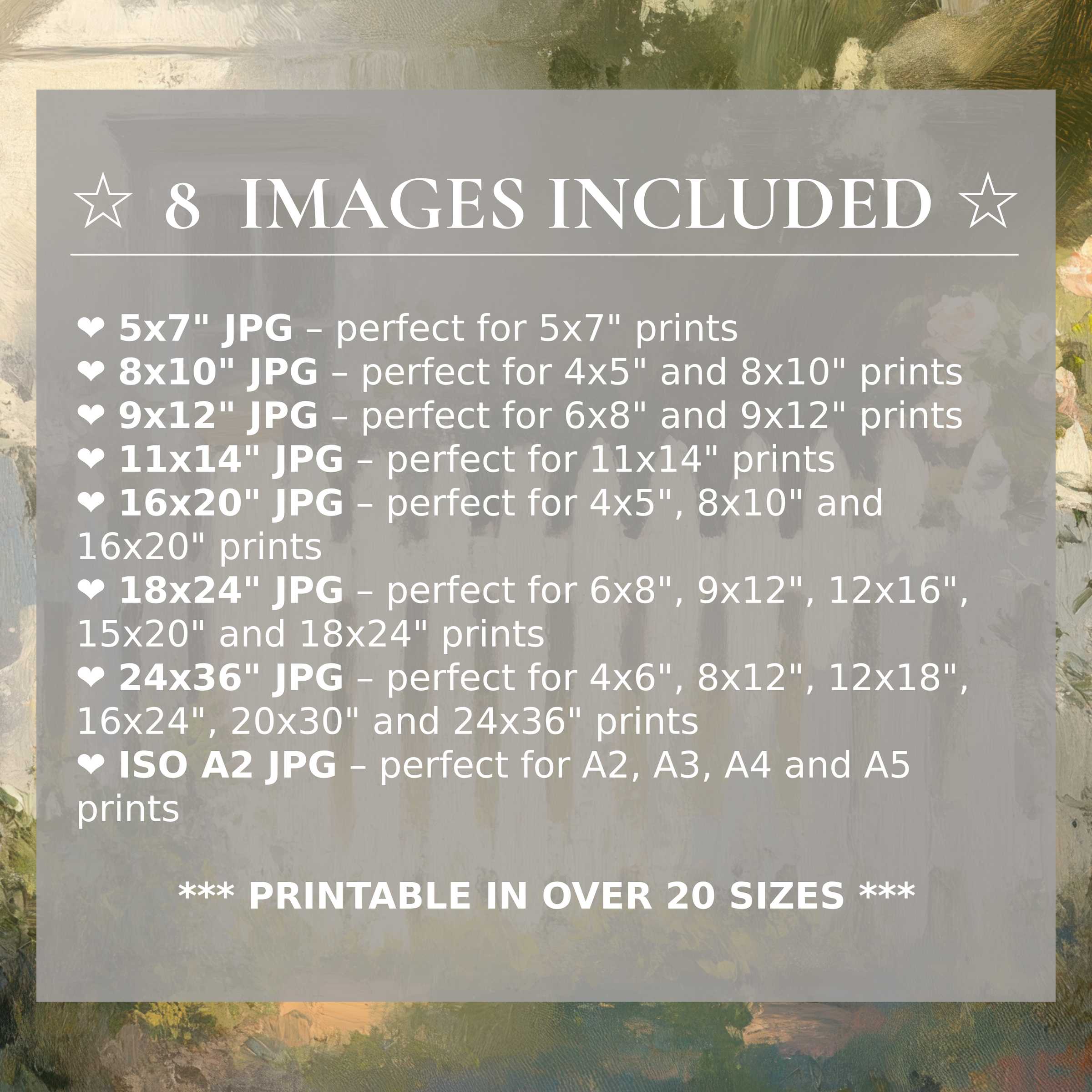 Farmhouse digital print radiates warm earth tones and soft neutrals, included in 8 premium high-res sizes for versatile, elegant modern interiors