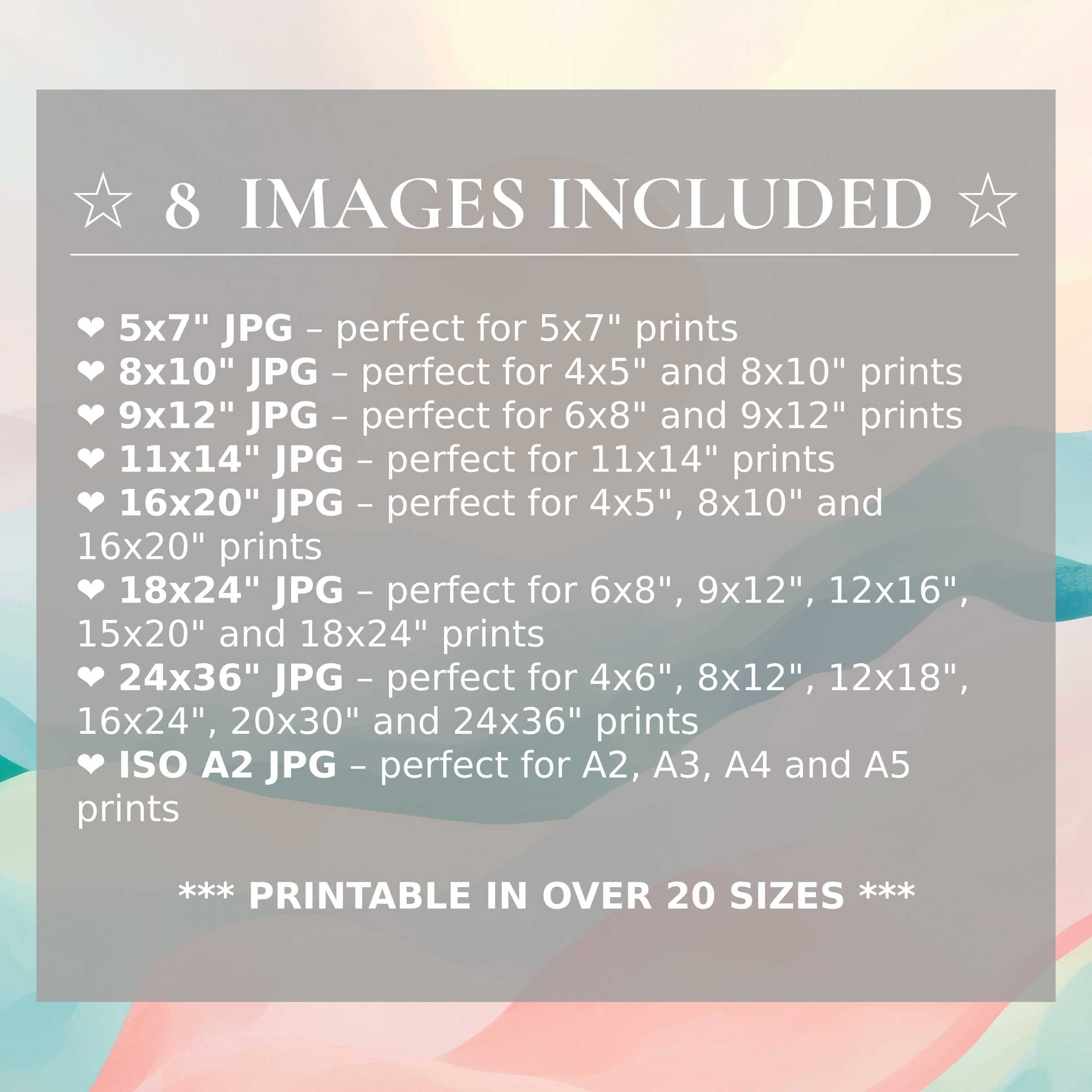 Modern digital print radiates serene blues and warm peach tones, offering bold elegance and calm refinement Instantly elevate contemporary interiors with seamless style and versatile flair-download includes 8 high-quality sizes to perfectly suit your design vision