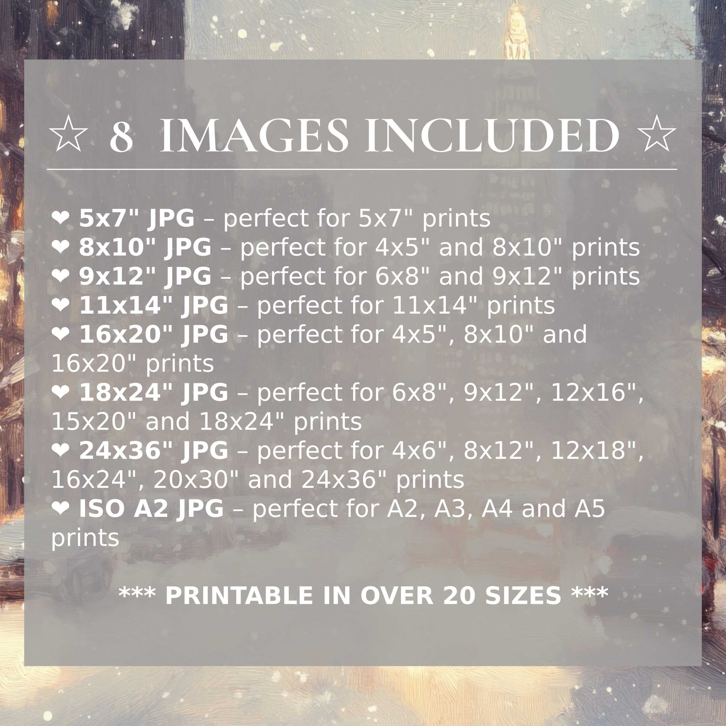 Christmas digital print radiating warm golden and deep navy hues, elevating modern interiors with timeless elegance; includes 8 high-quality sizes
