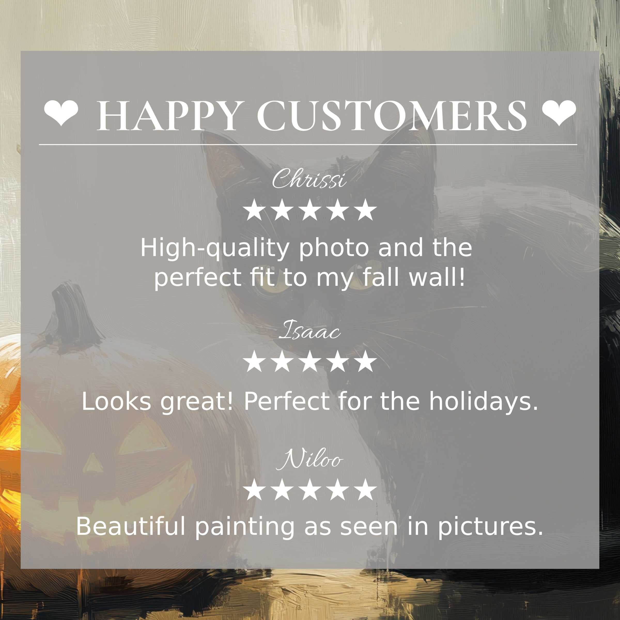 Halloween art for Frame TV with abstract muted colors; happy customer reviews build trust and showcase elegance