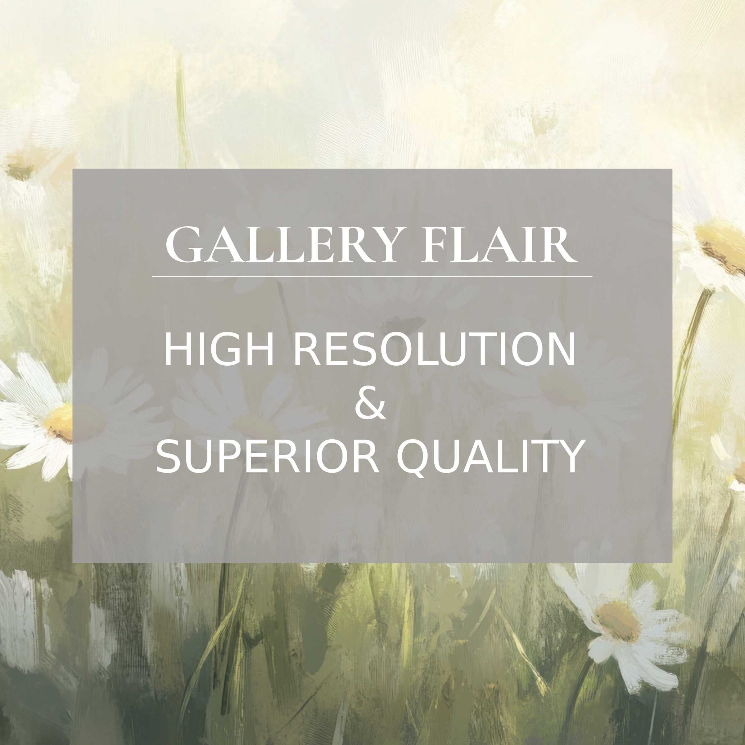 Spring printable art featuring delicate daisies in soft pastels, adding a calming, refined touch and elevated charm to modern interiors